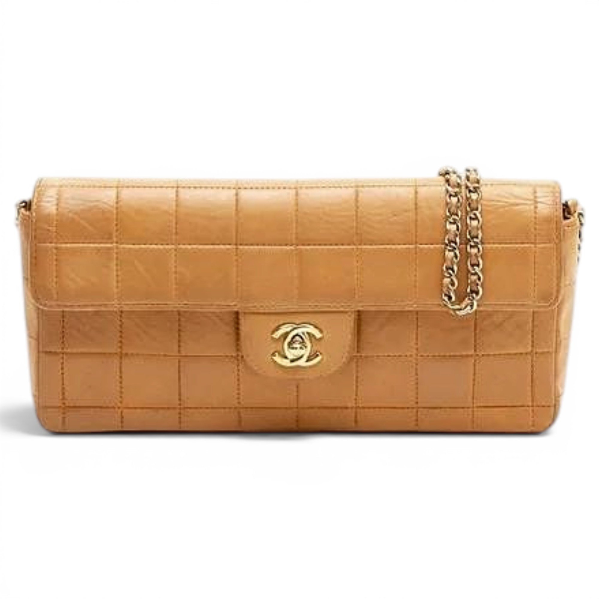 East West Chocolate Bar leather handbag