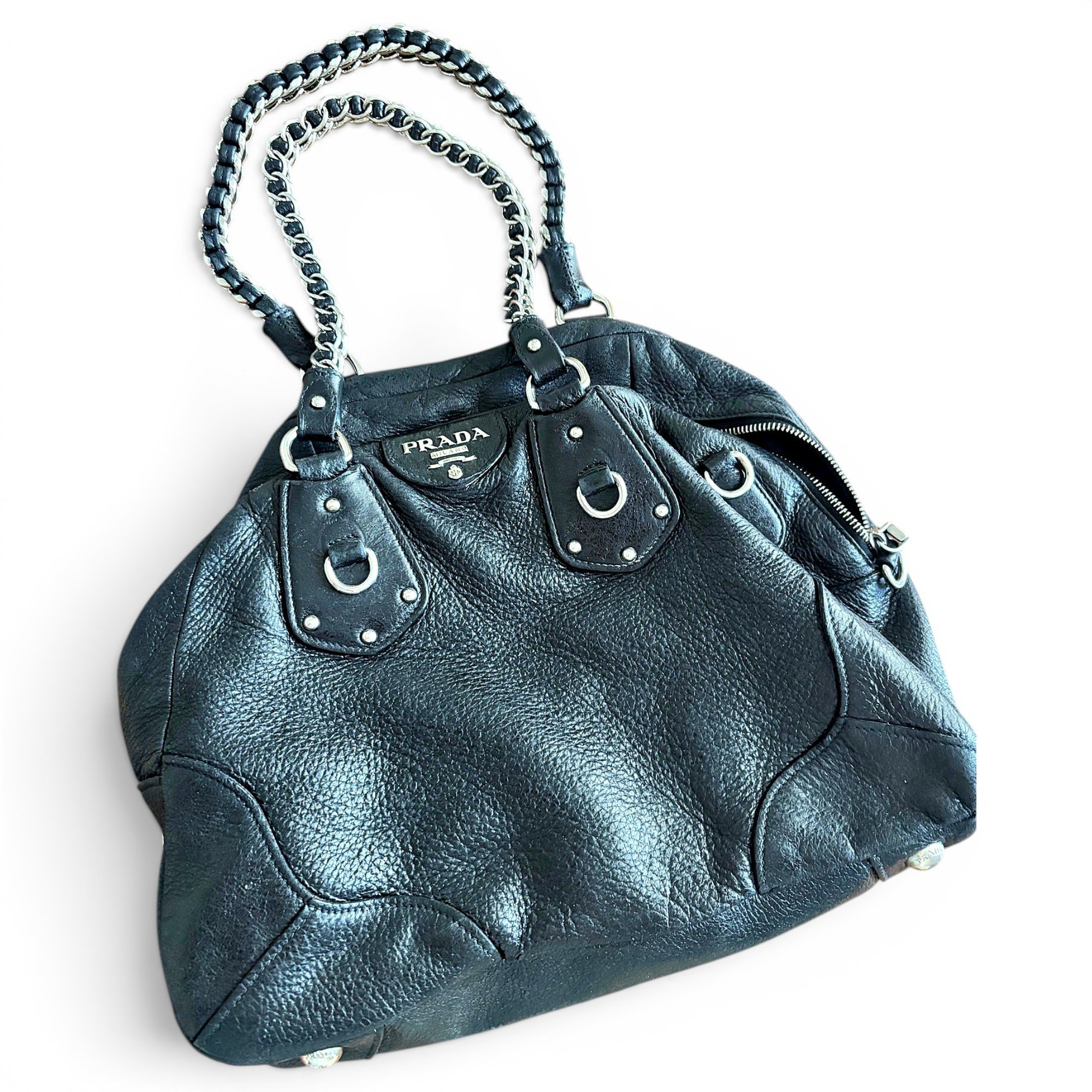 Leather handbag