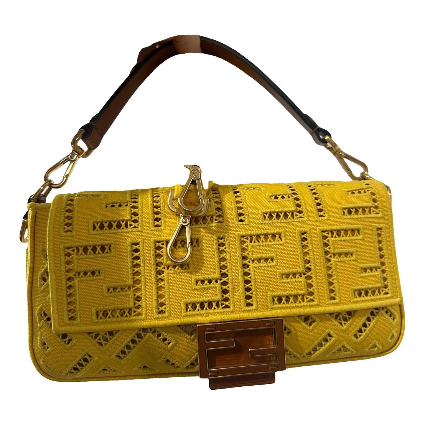 Baguette leather handbag