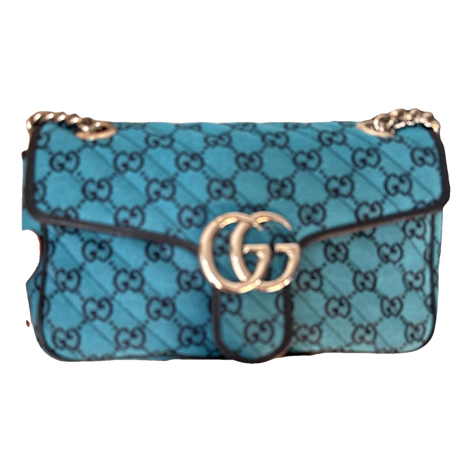 GG Marmont Flap cloth crossbody bag