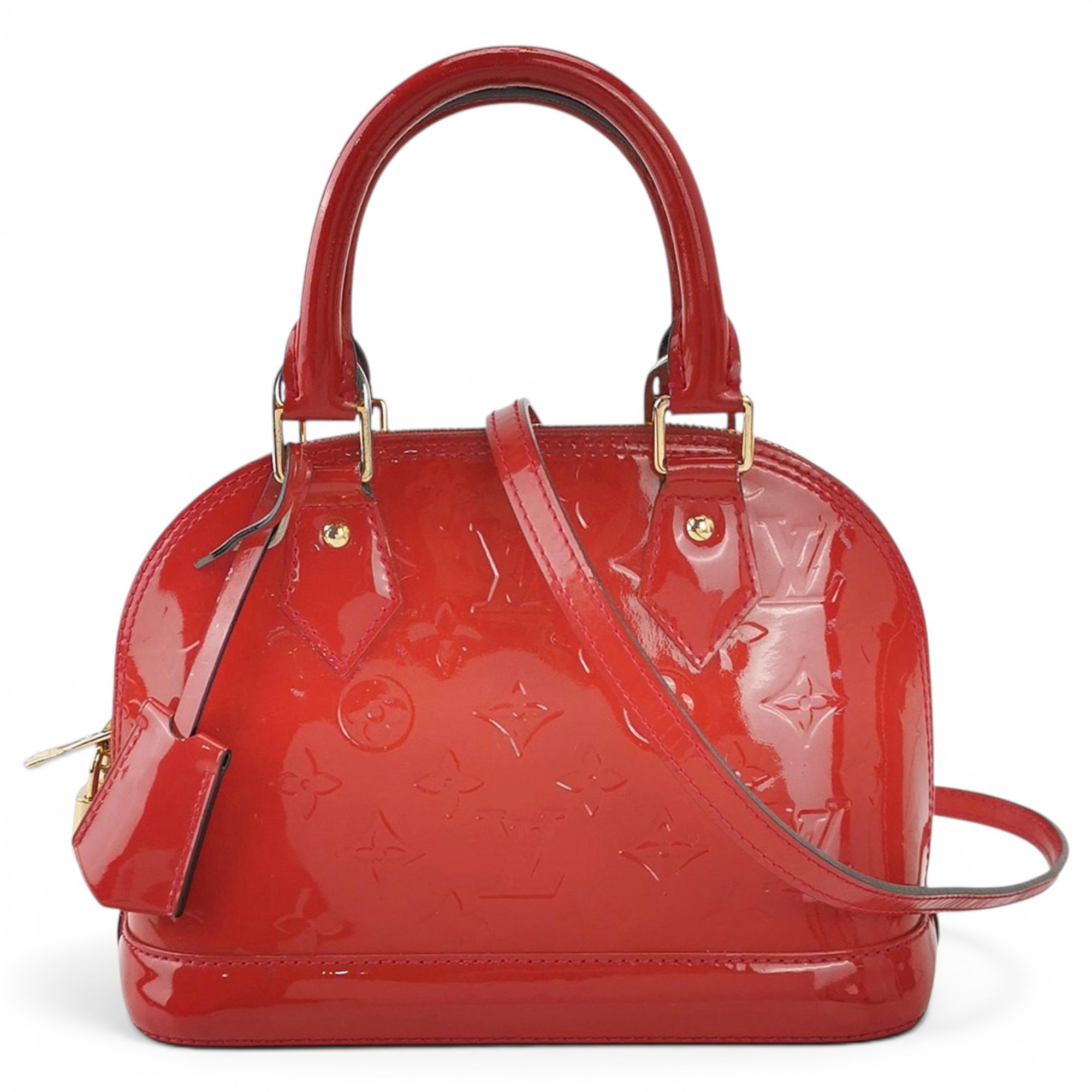 Alma BB patent leather handbag