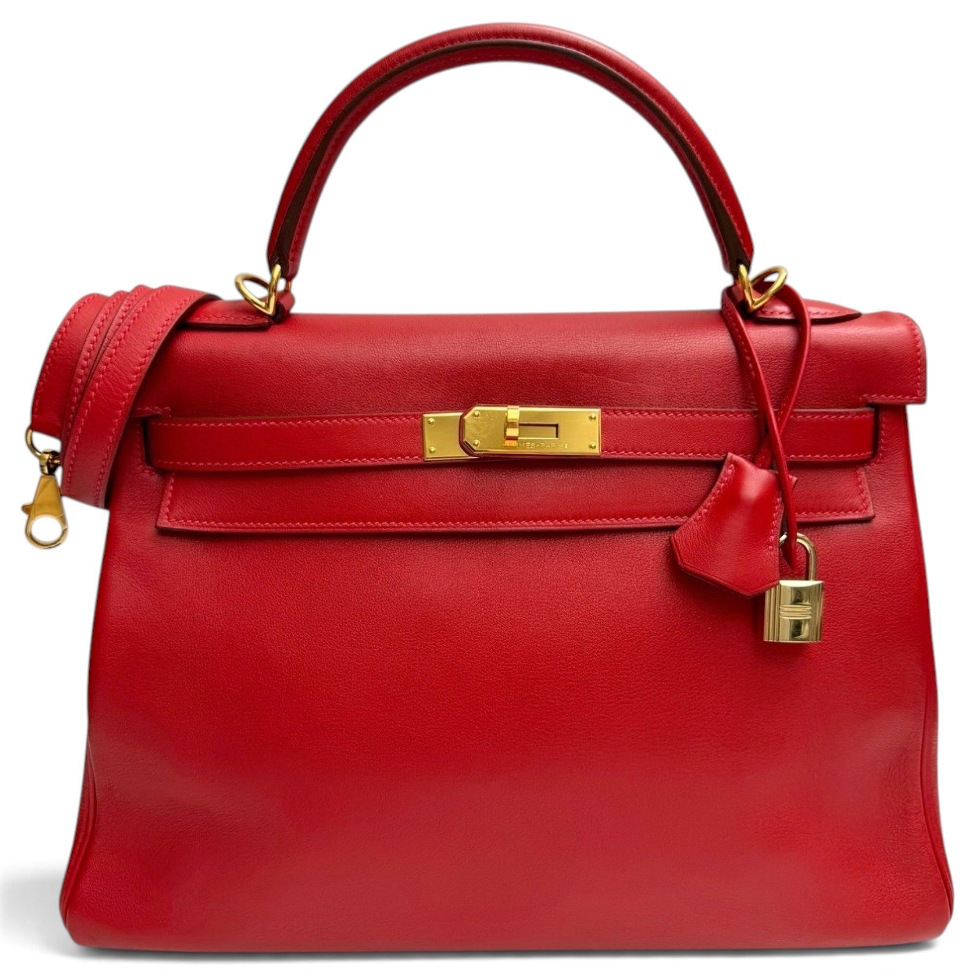 Kelly 32 leather handbag