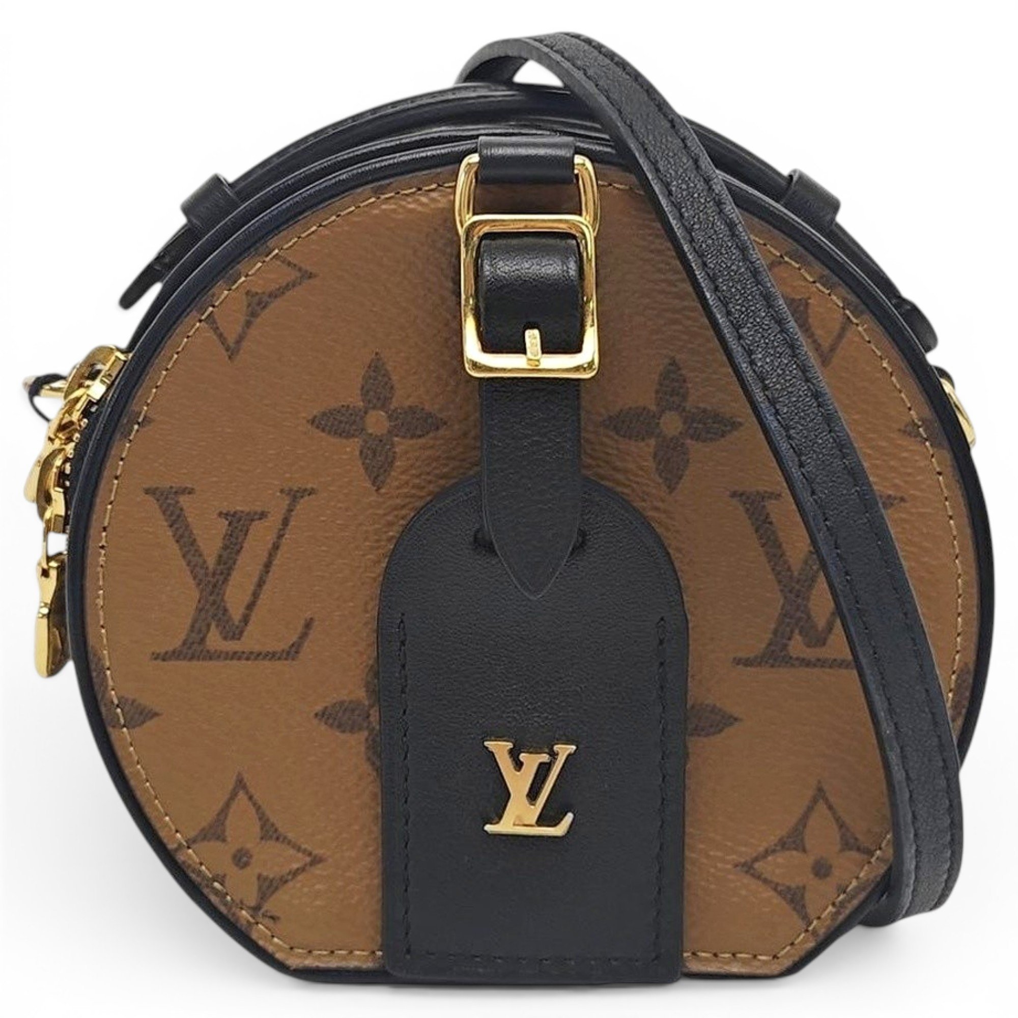 Micro boite chapeau leather handbag