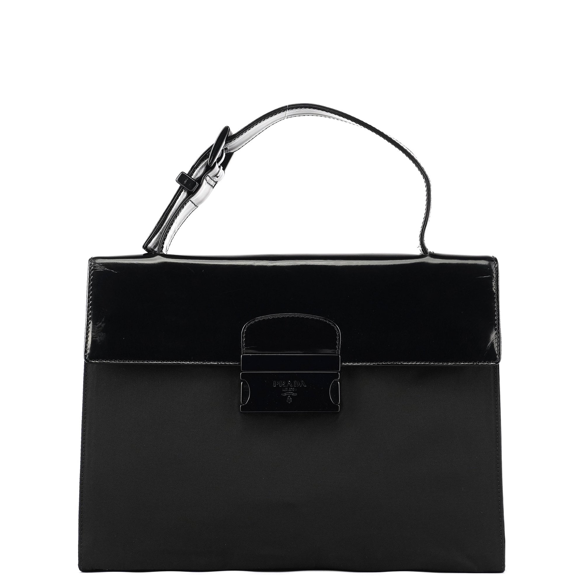 Re-Edition 1995 patent leather handbag