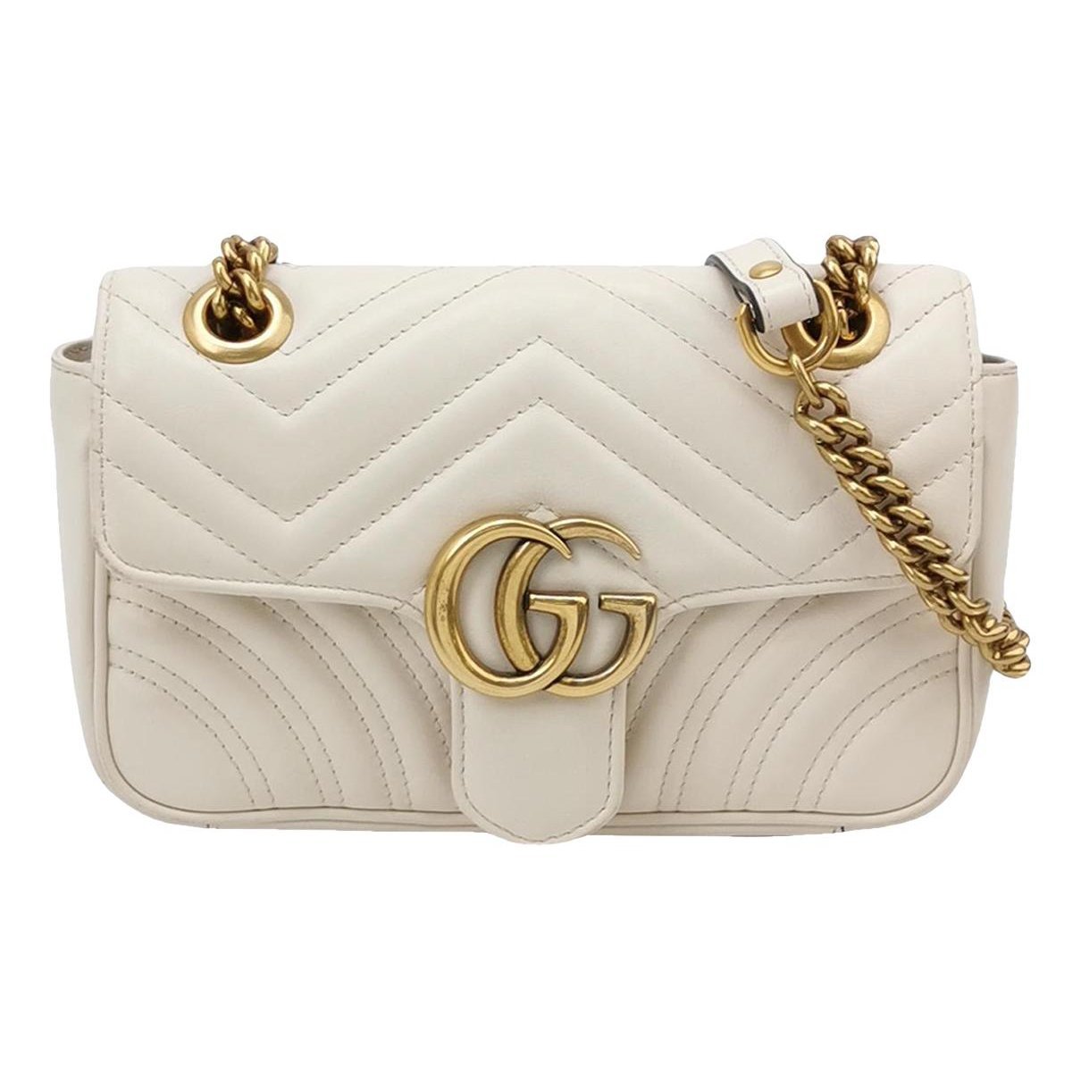 GG Marmont Flap leather handbag
