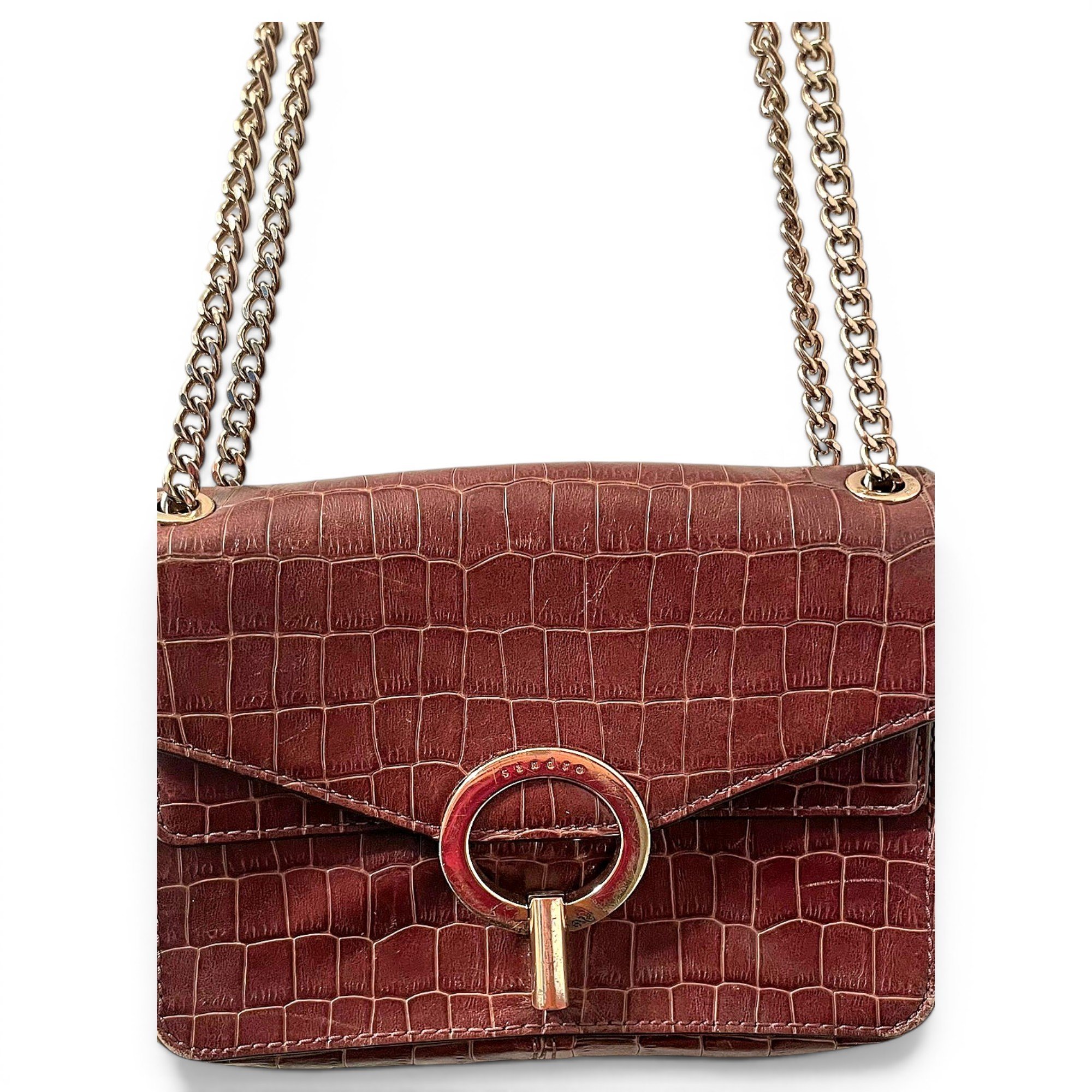 Yza leather handbag