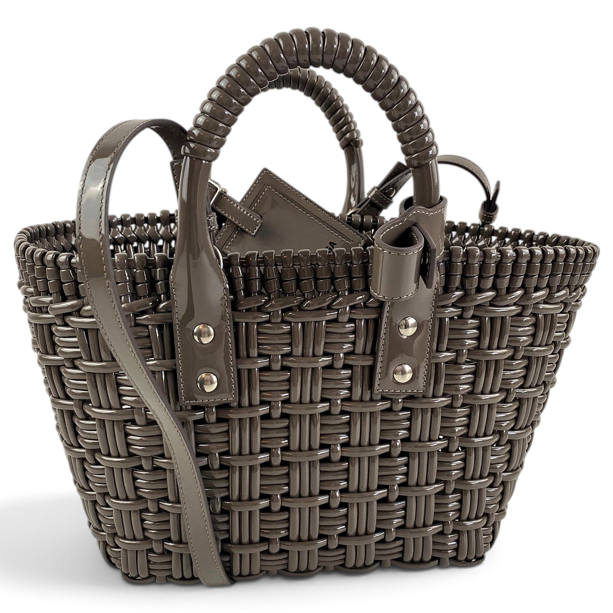 Bistro Panier leather tote