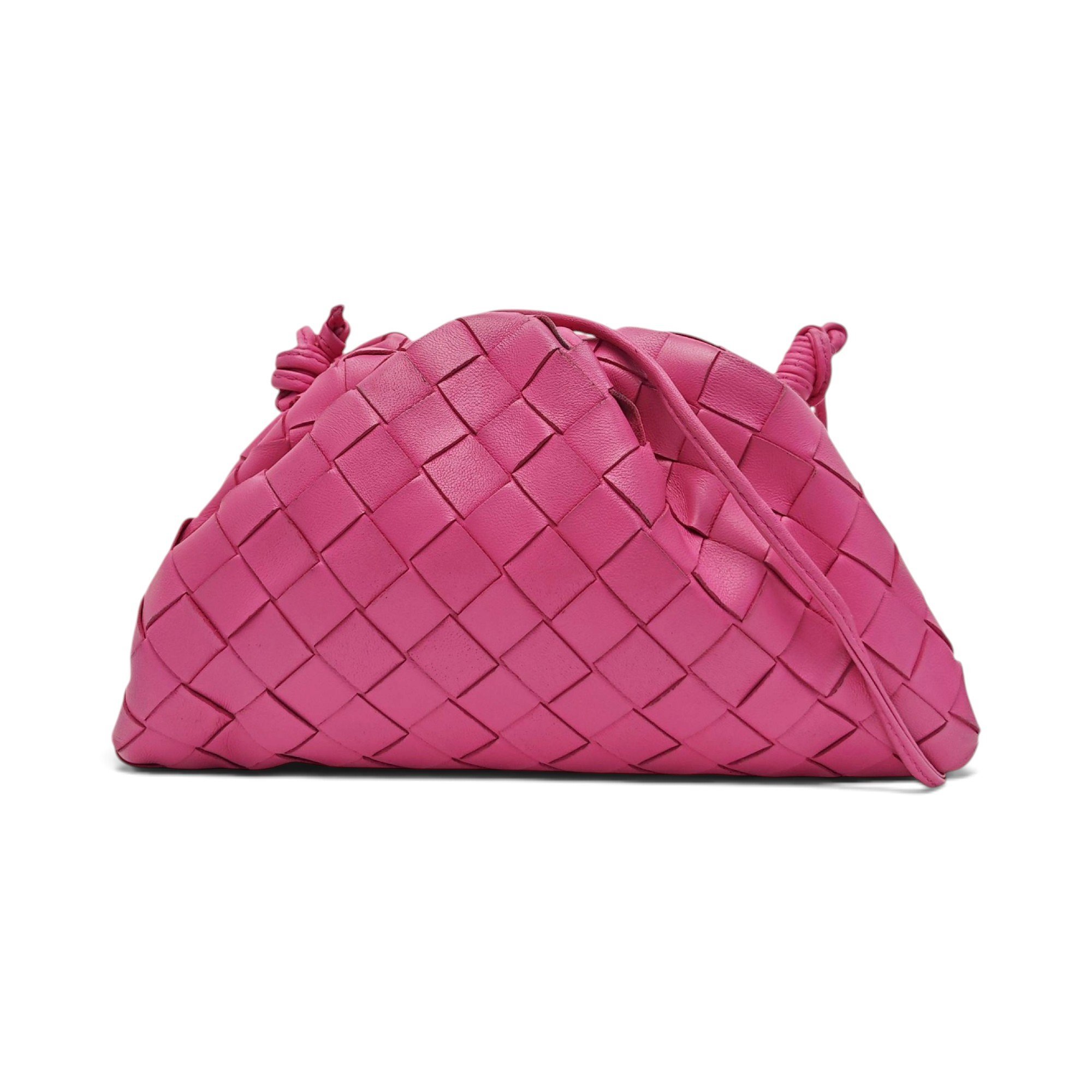 Pouch leather handbag