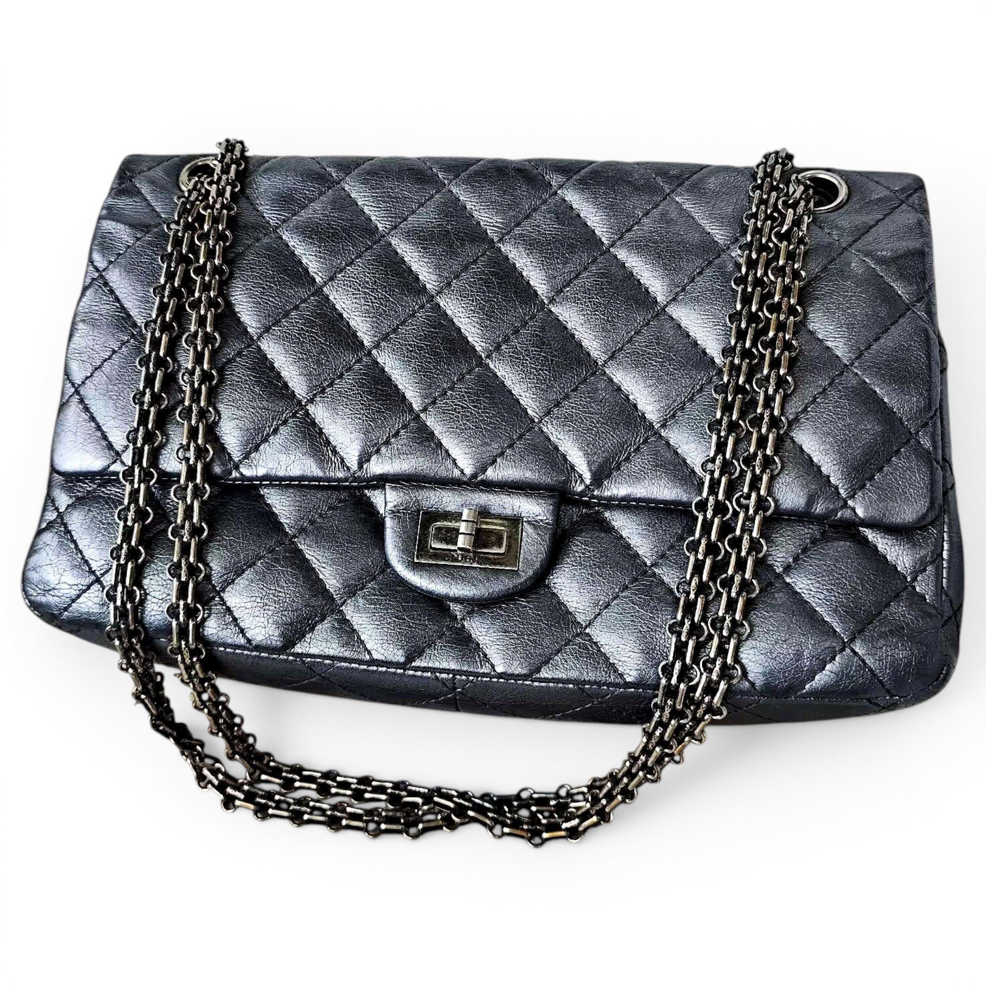 2.55 leather handbag