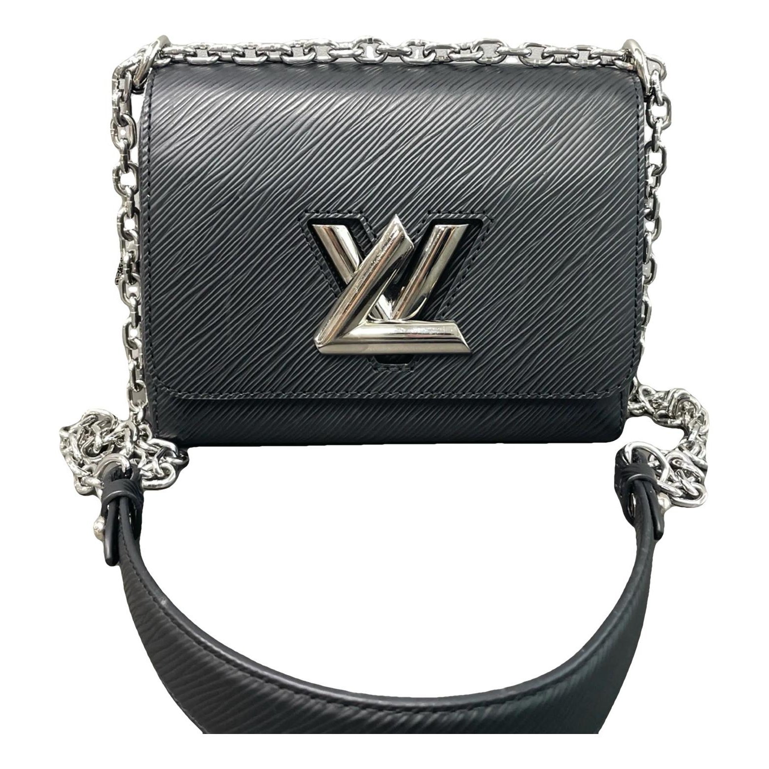 Twist leather crossbody bag