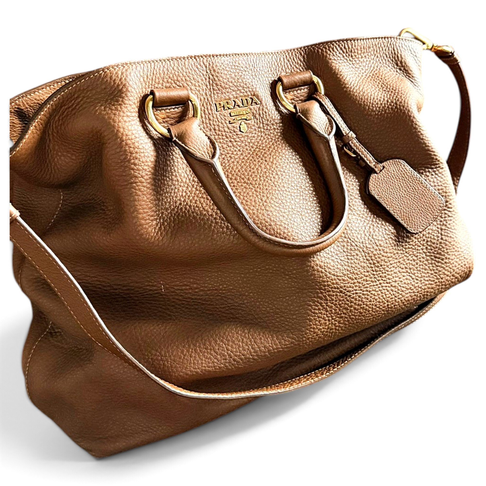 Leather tote