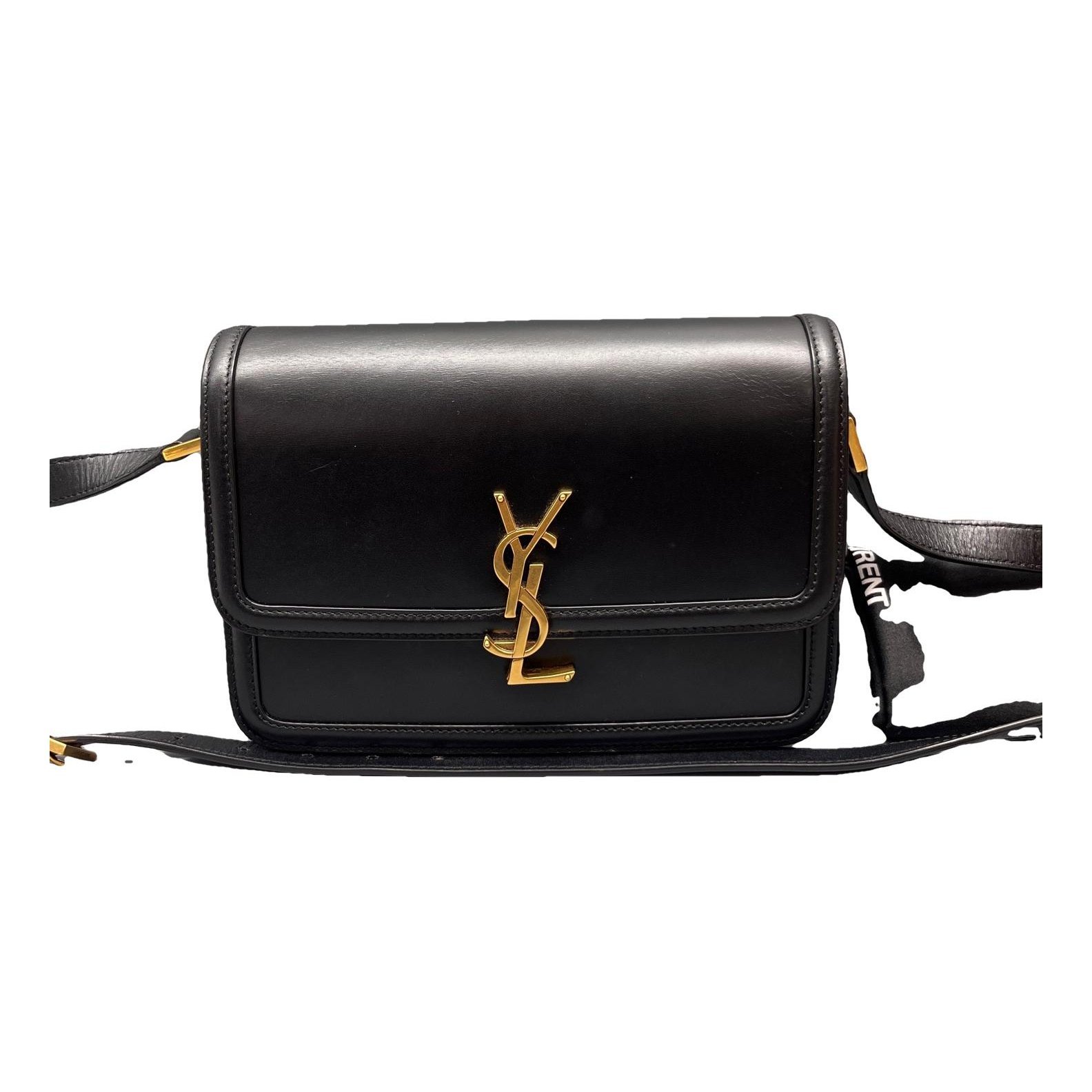 Solférino leather handbag