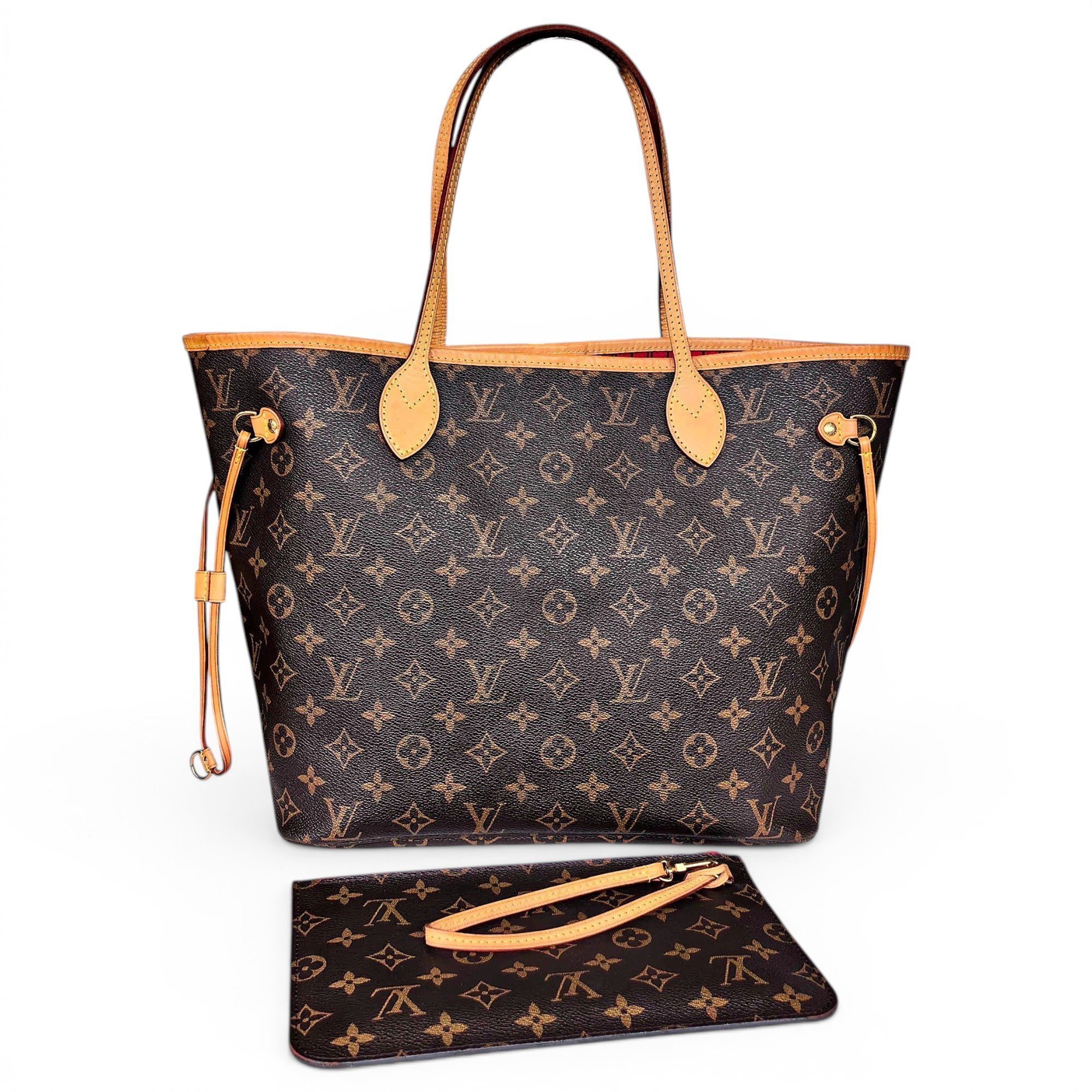 Neverfull leather handbag
