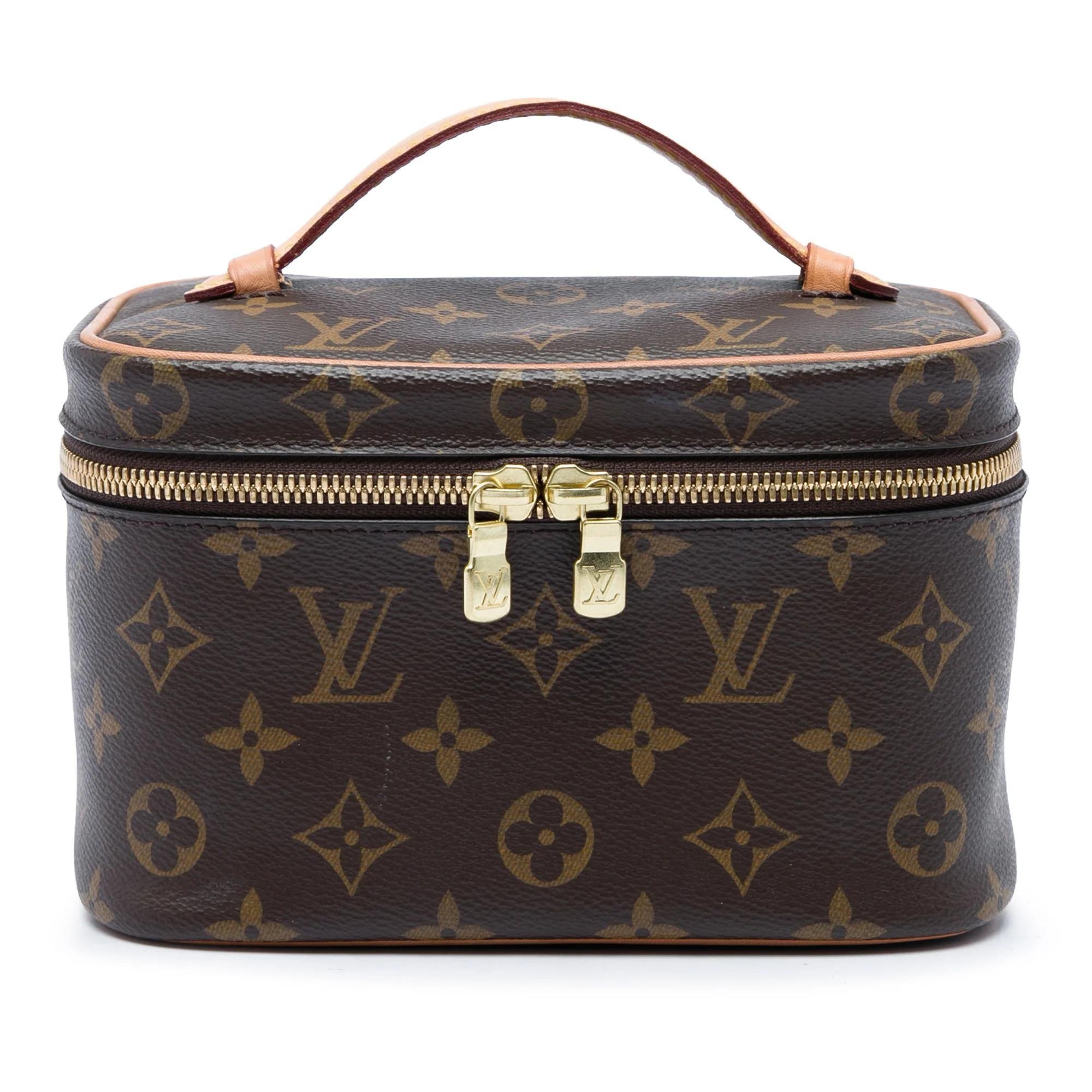 Vanity leather handbag