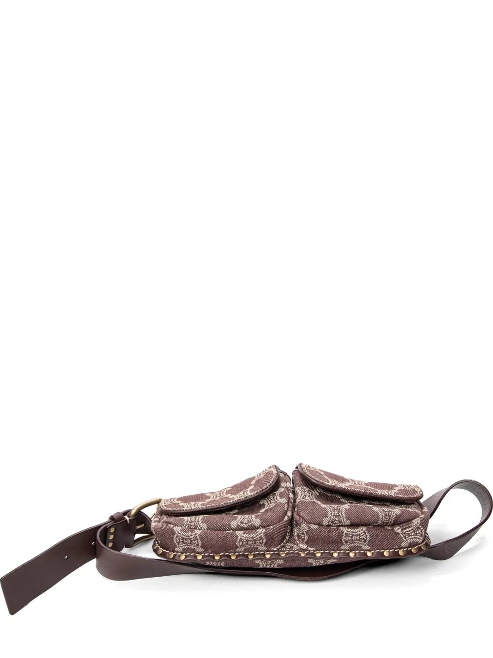 Macadam denim belt bag
