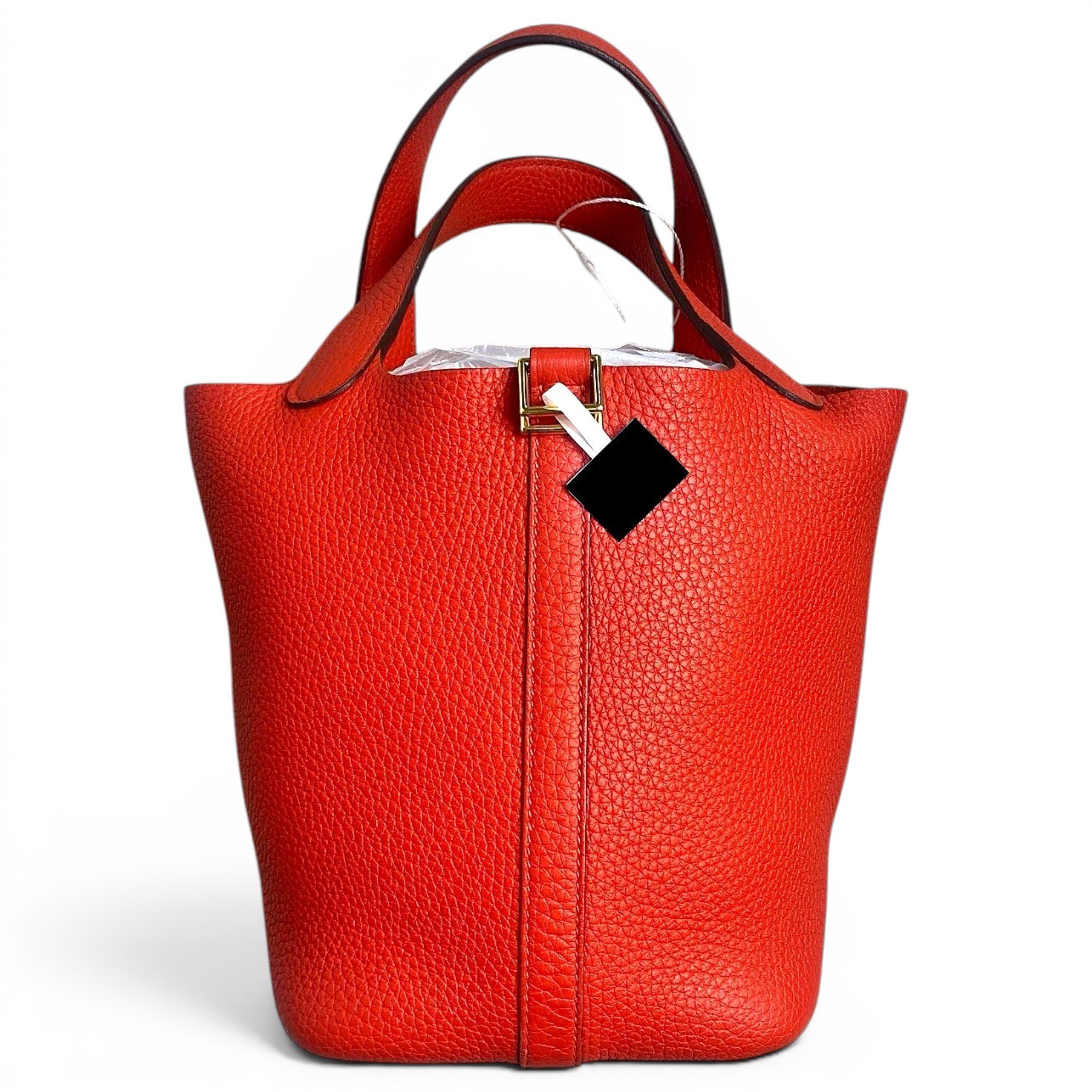 Picotin leather handbag