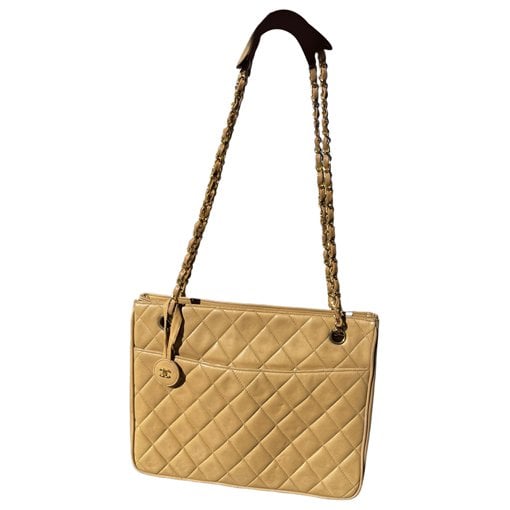 Vintage CC Chain leather handbag
