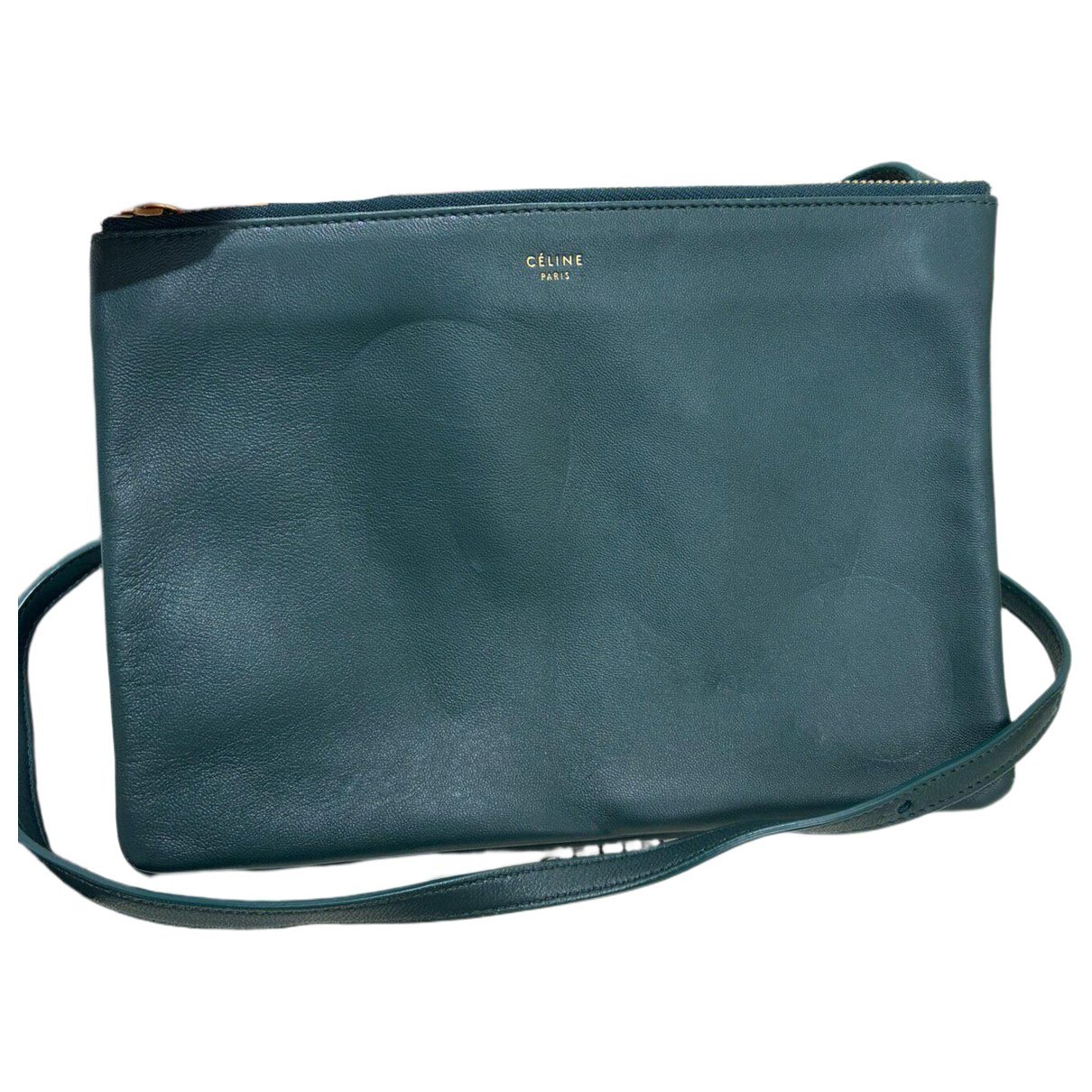 Trio leather crossbody bag