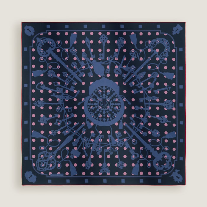 Les Cles Double Face Scarf 90