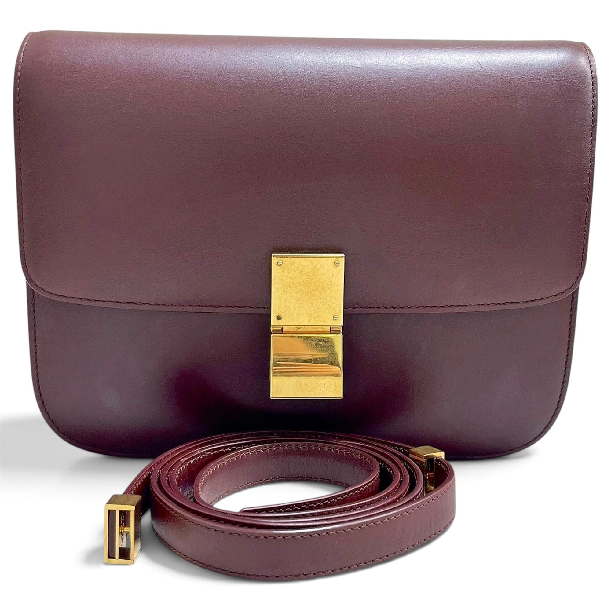 Classic leather handbag