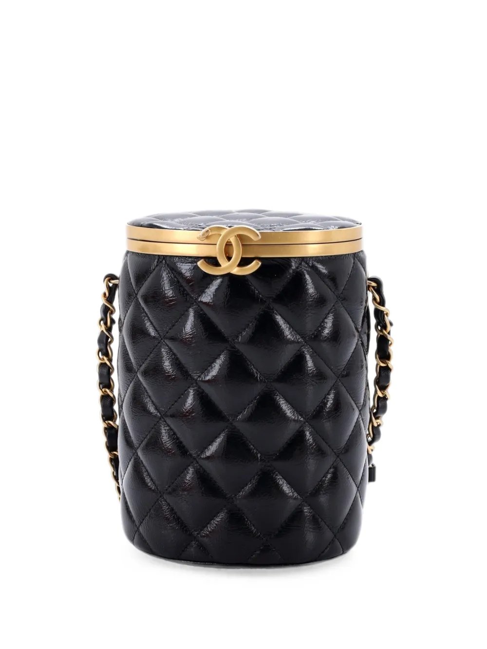 Crown Box Vanity Bag Quilted Lambskin Small crossbody bag