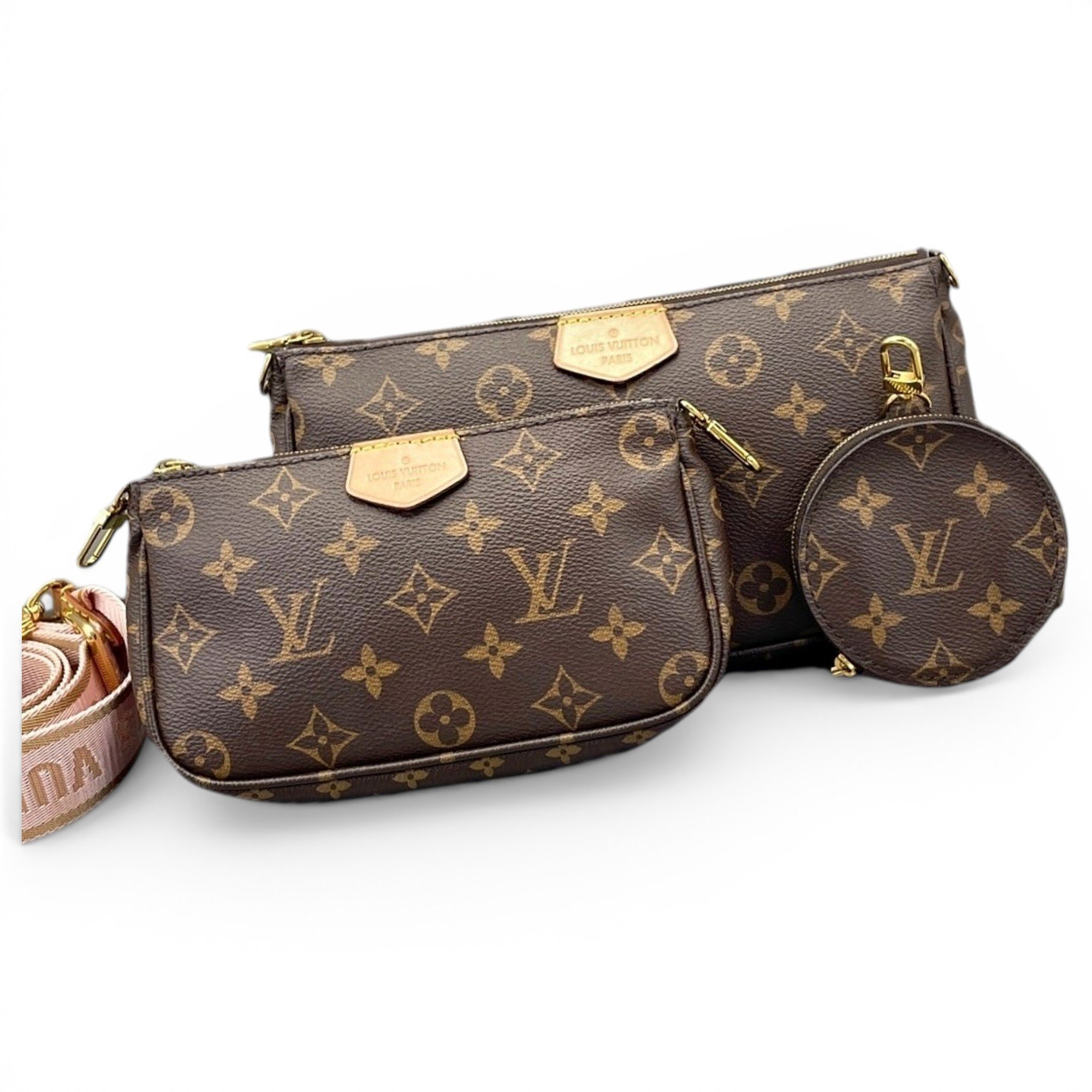 Multi Pochette Accessoires leather handbag