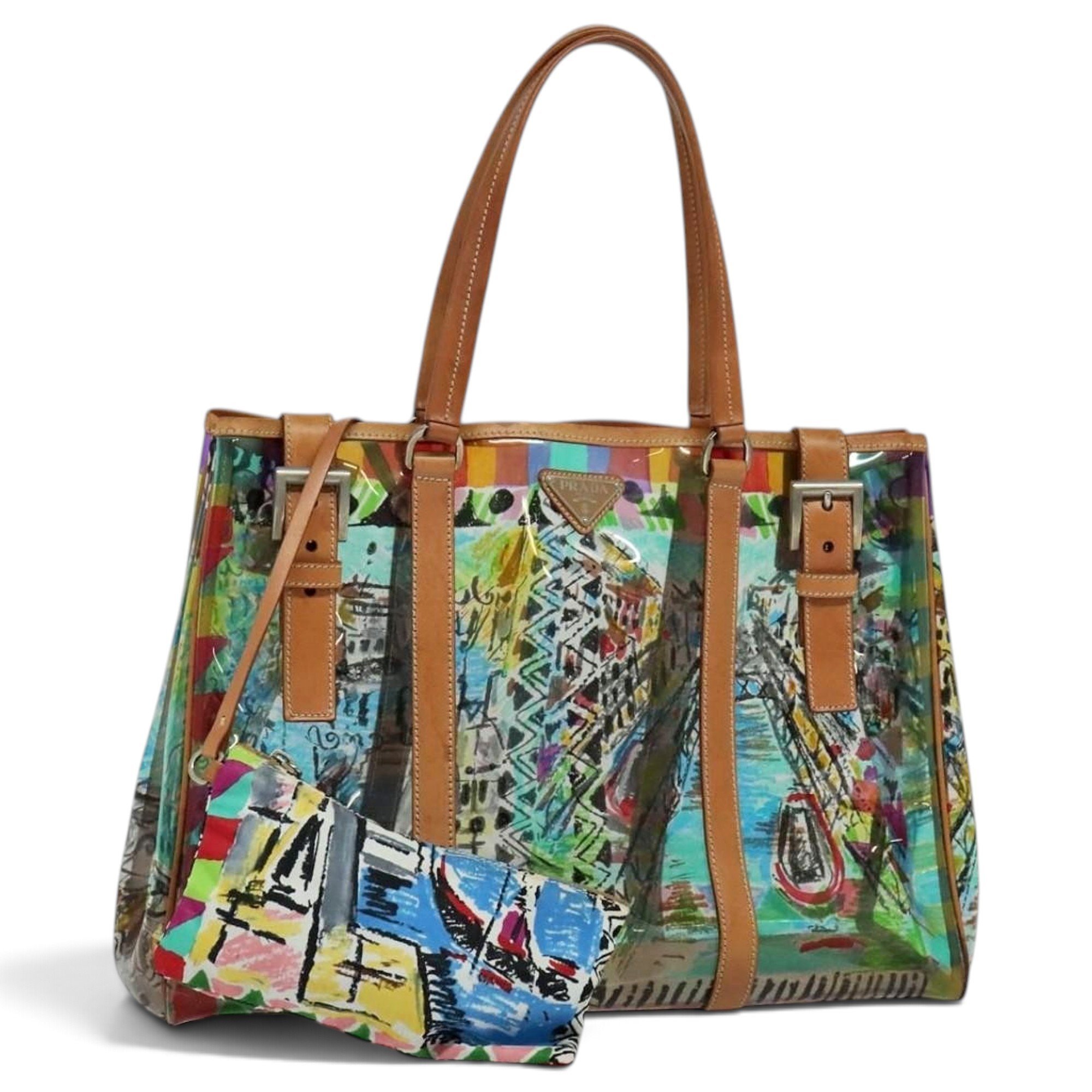 Leather tote