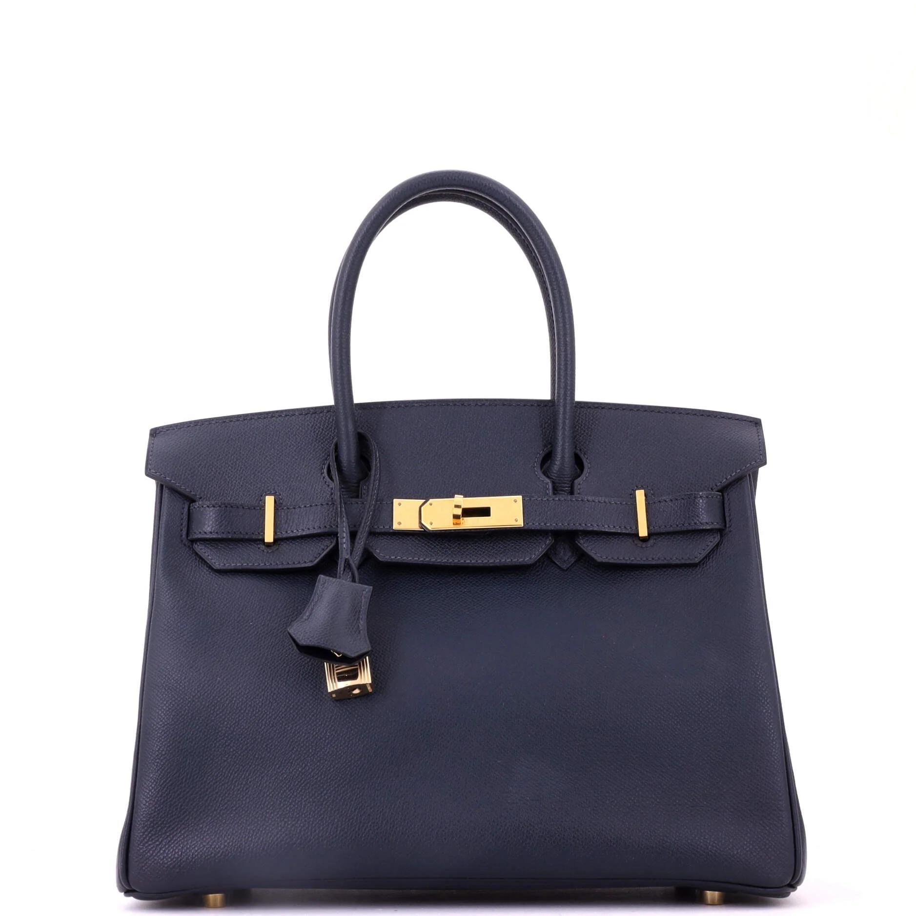 Birkin 30 leather handbag