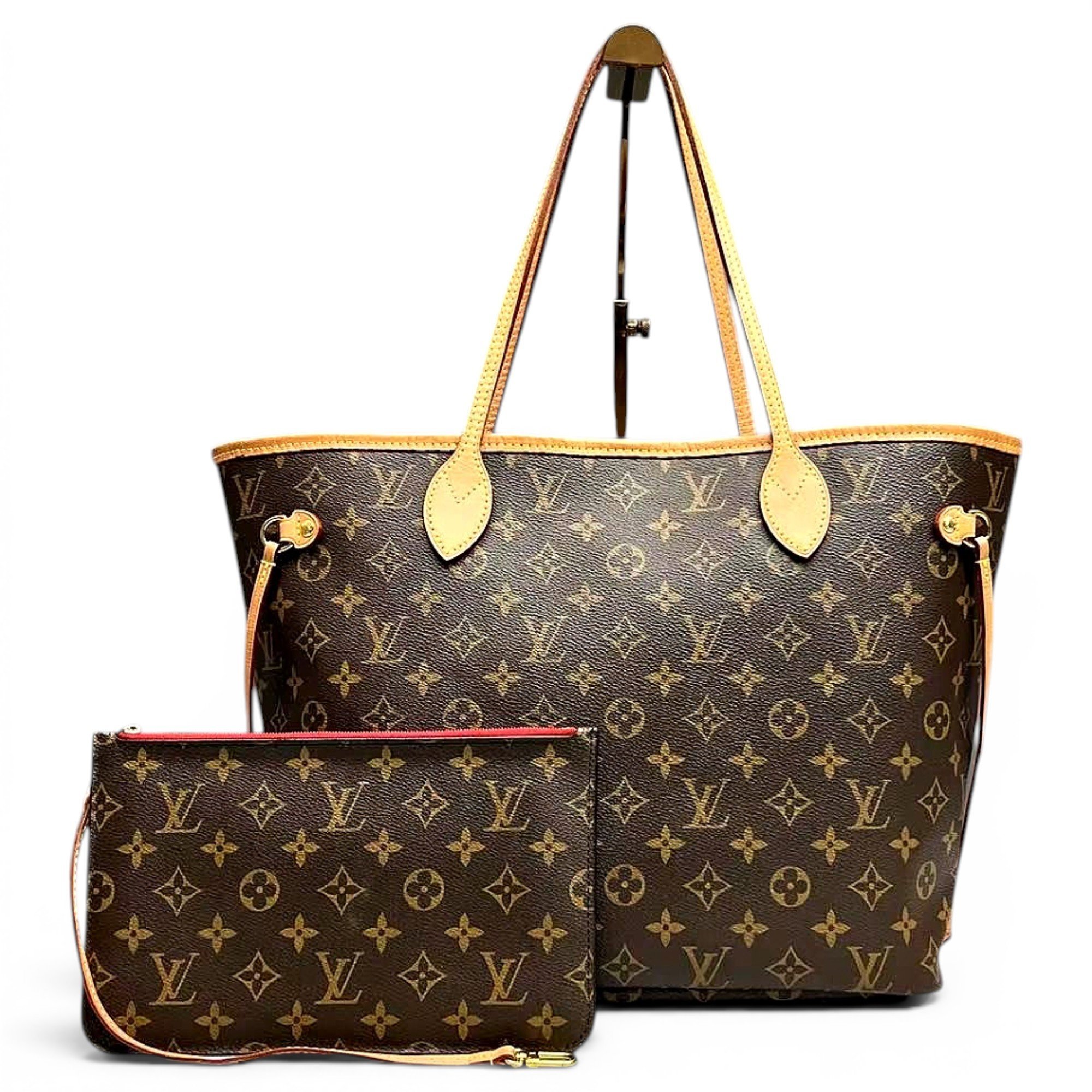 Neverfull leather handbag