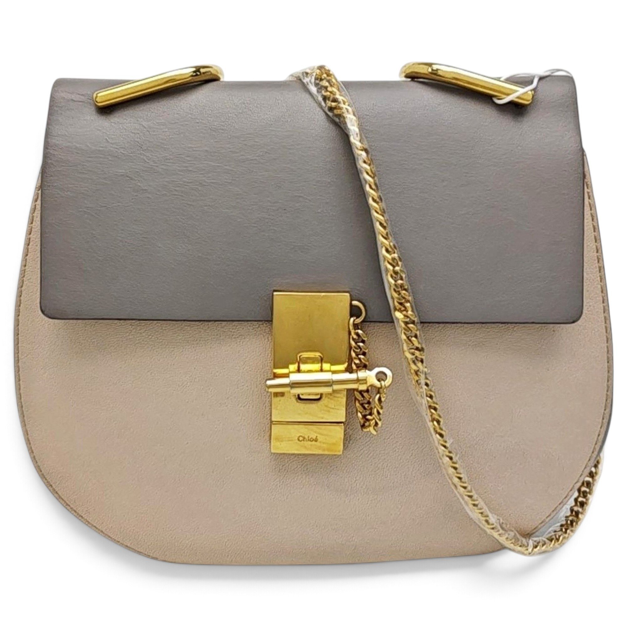 Drew leather handbag