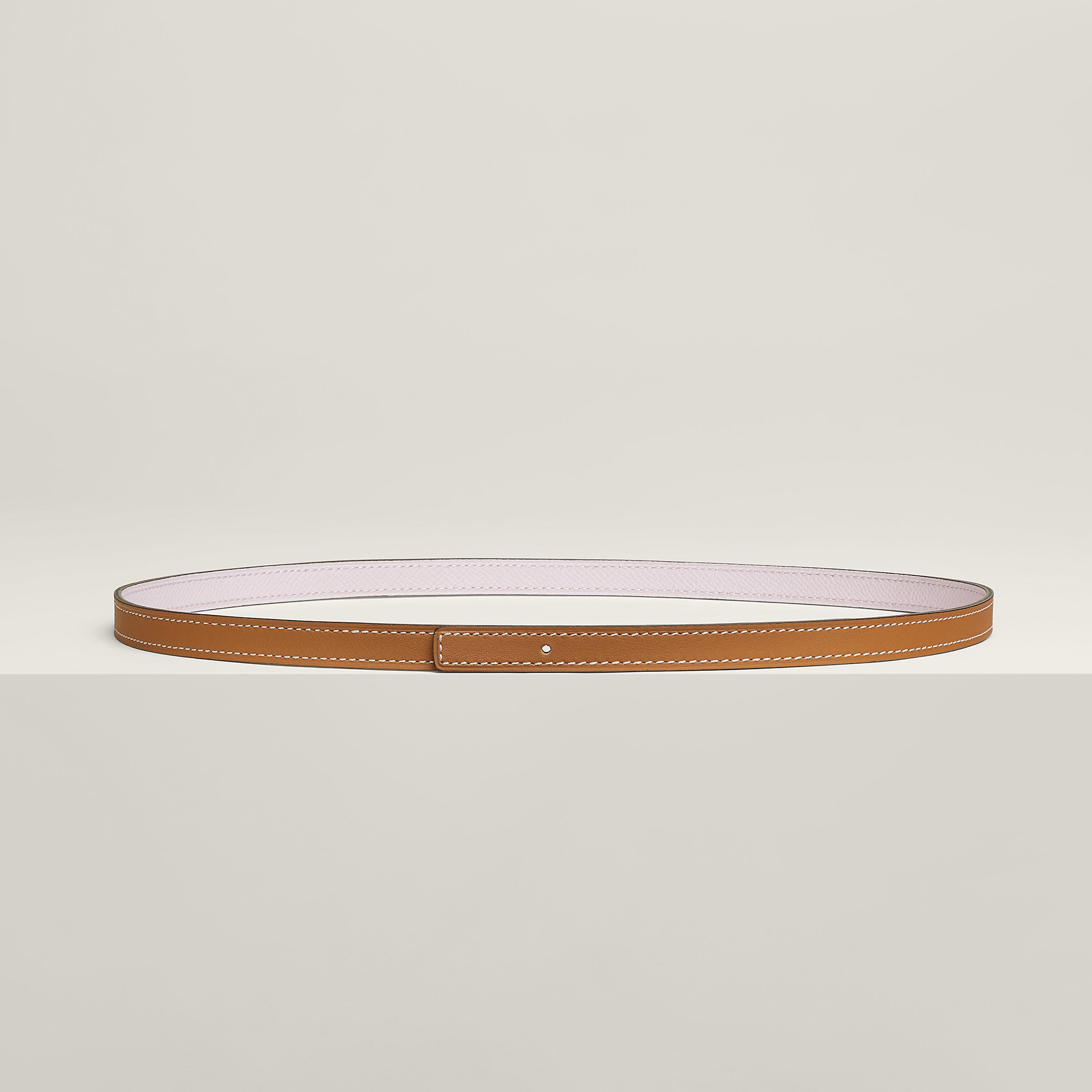 Reversible leather strap 13 mm