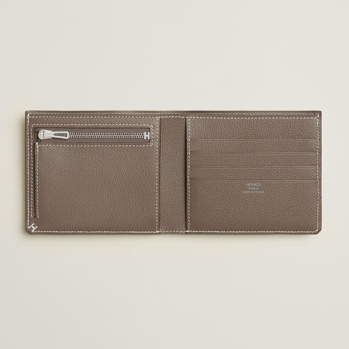 Étoupe H Sellier Compact Wallet