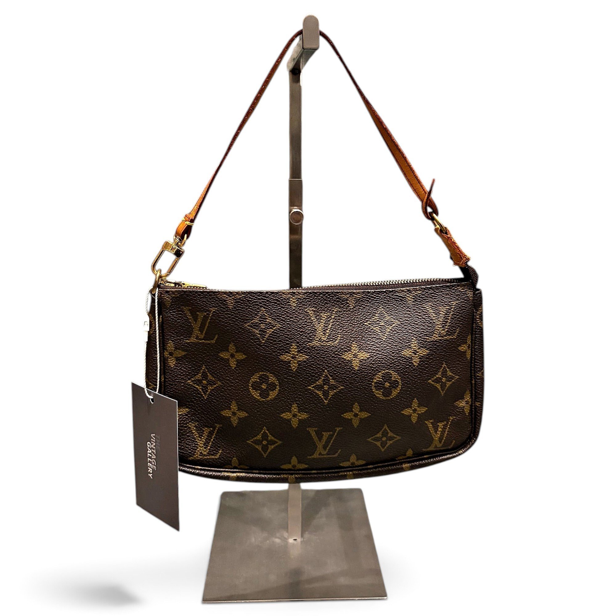 Leather clutch bag