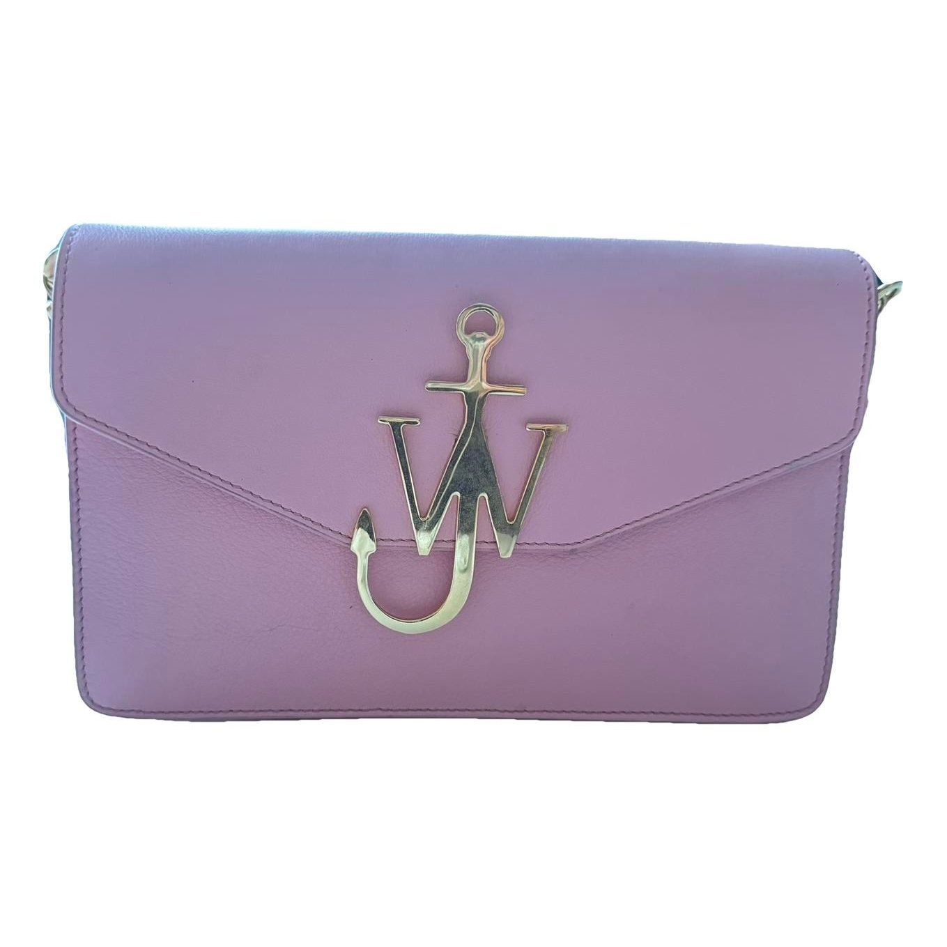 Logo leather handbag