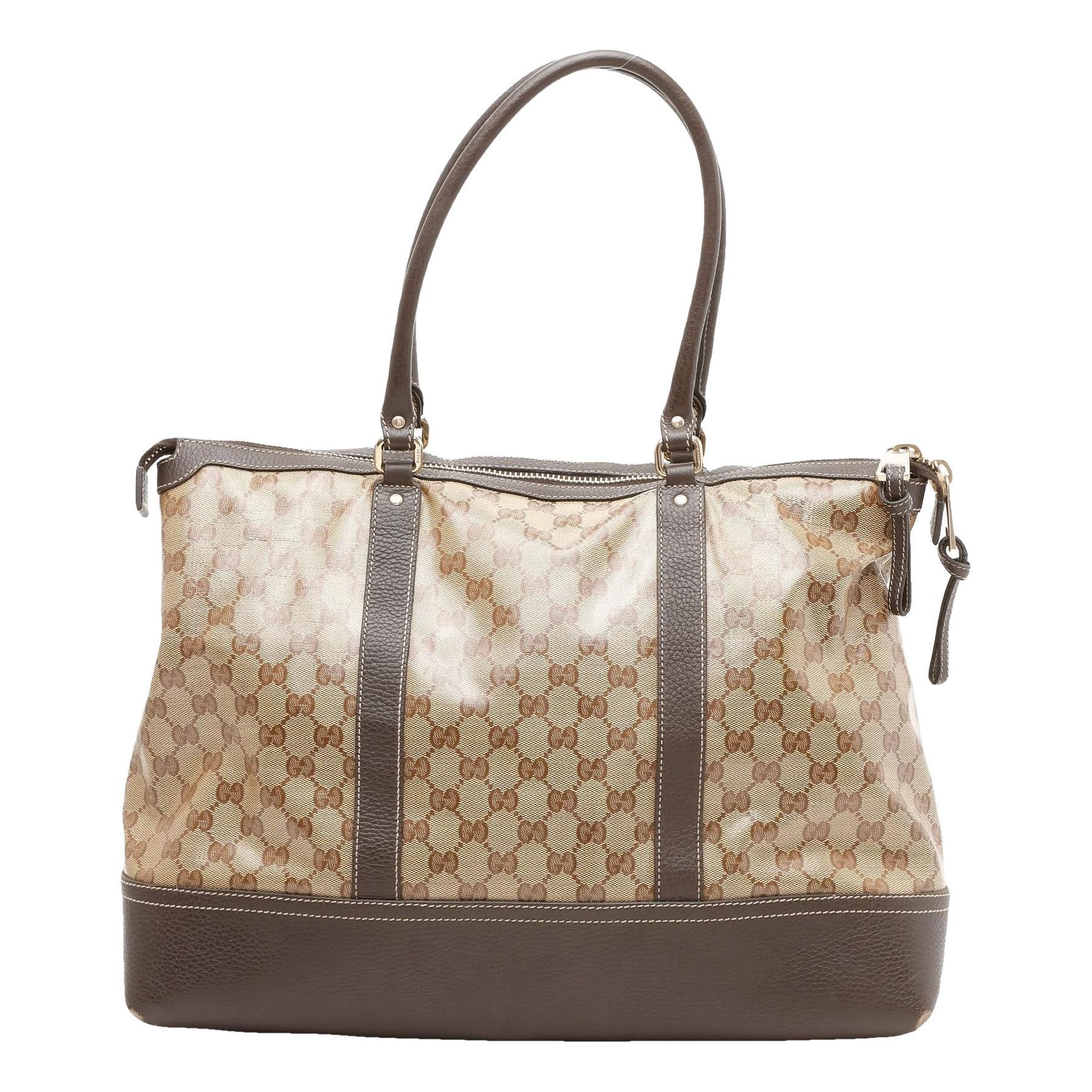 Leather tote