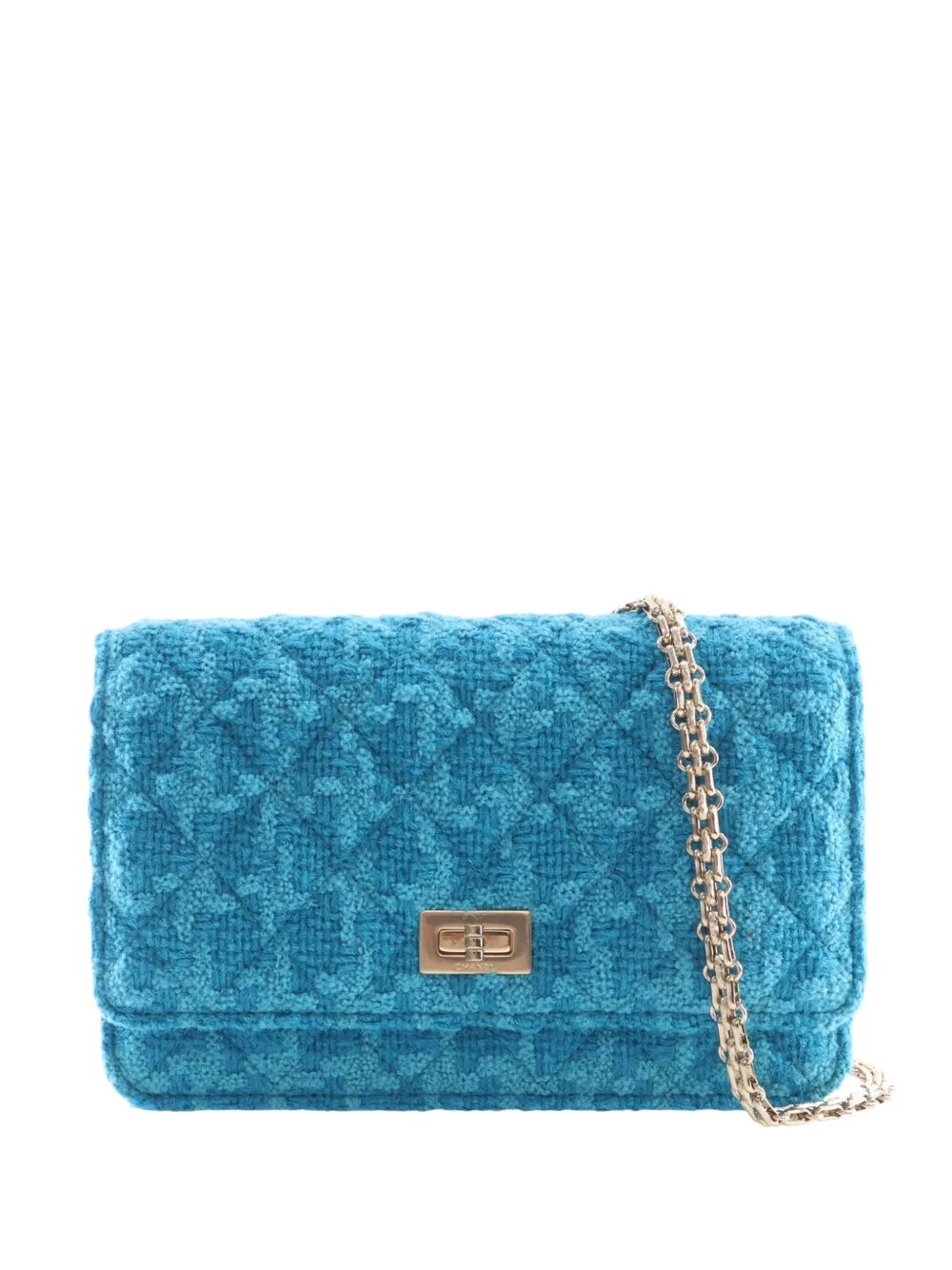 2019 Quilted Tweed Reissue 2.55 Wallet On Chain crossbody bag