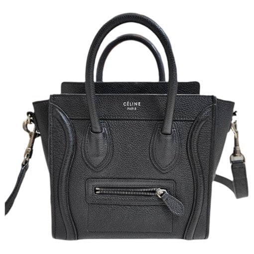 Leather clutch bag