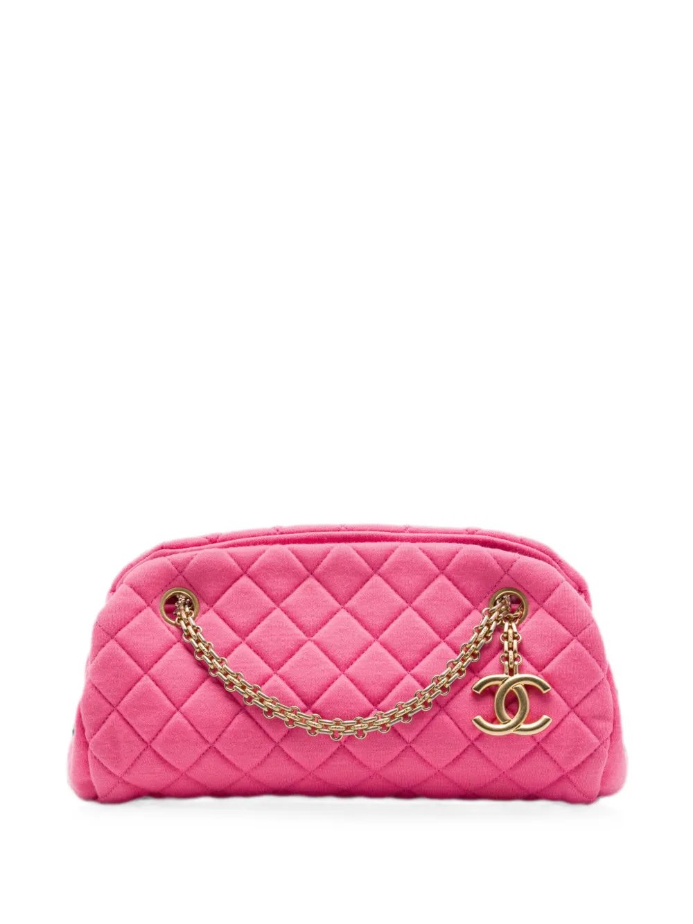 2010-2011 Small Quilted Jersey Just Mademoiselle Bowling Bag shoulder bag