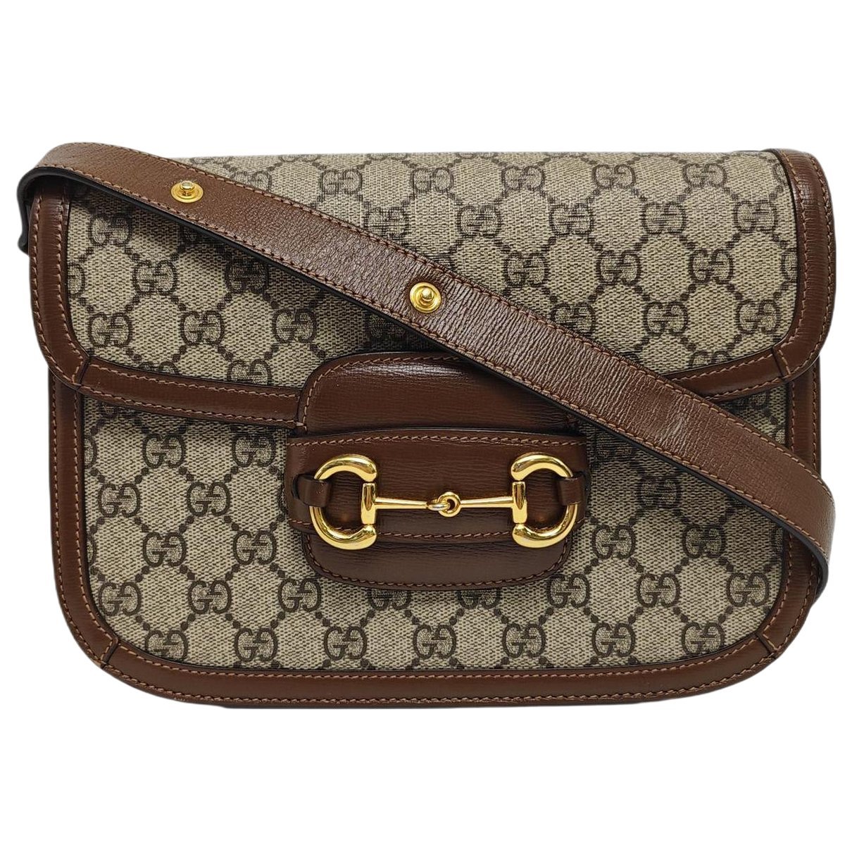Handle Horsebit 1955 leather crossbody bag