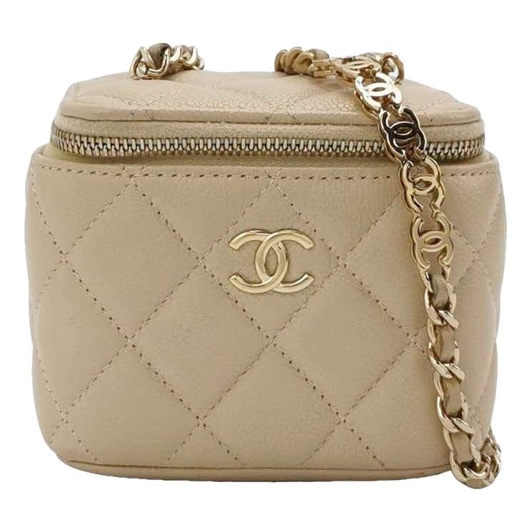 Trendy CC Vanity leather handbag