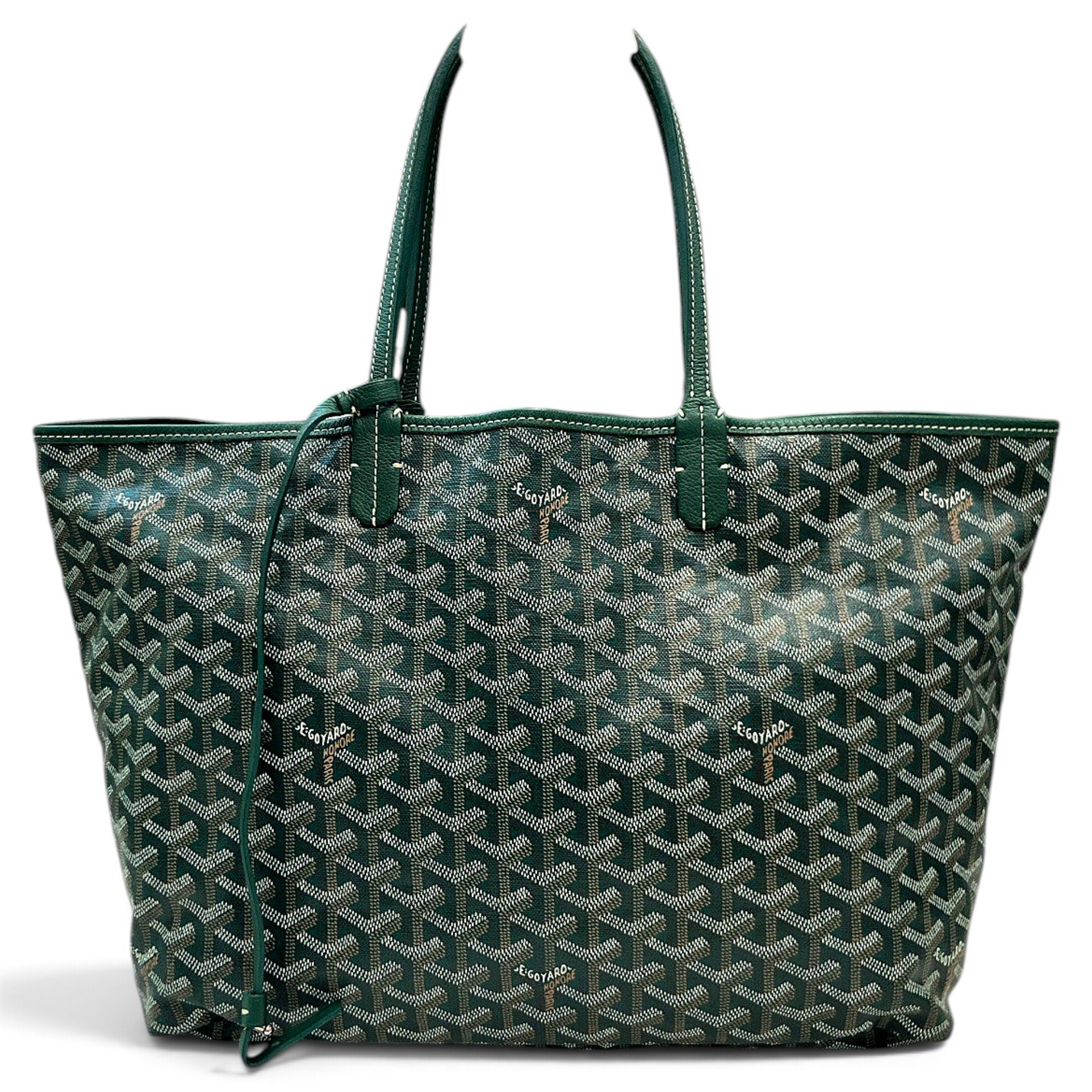 Goyard Saint-Louis leather handbag