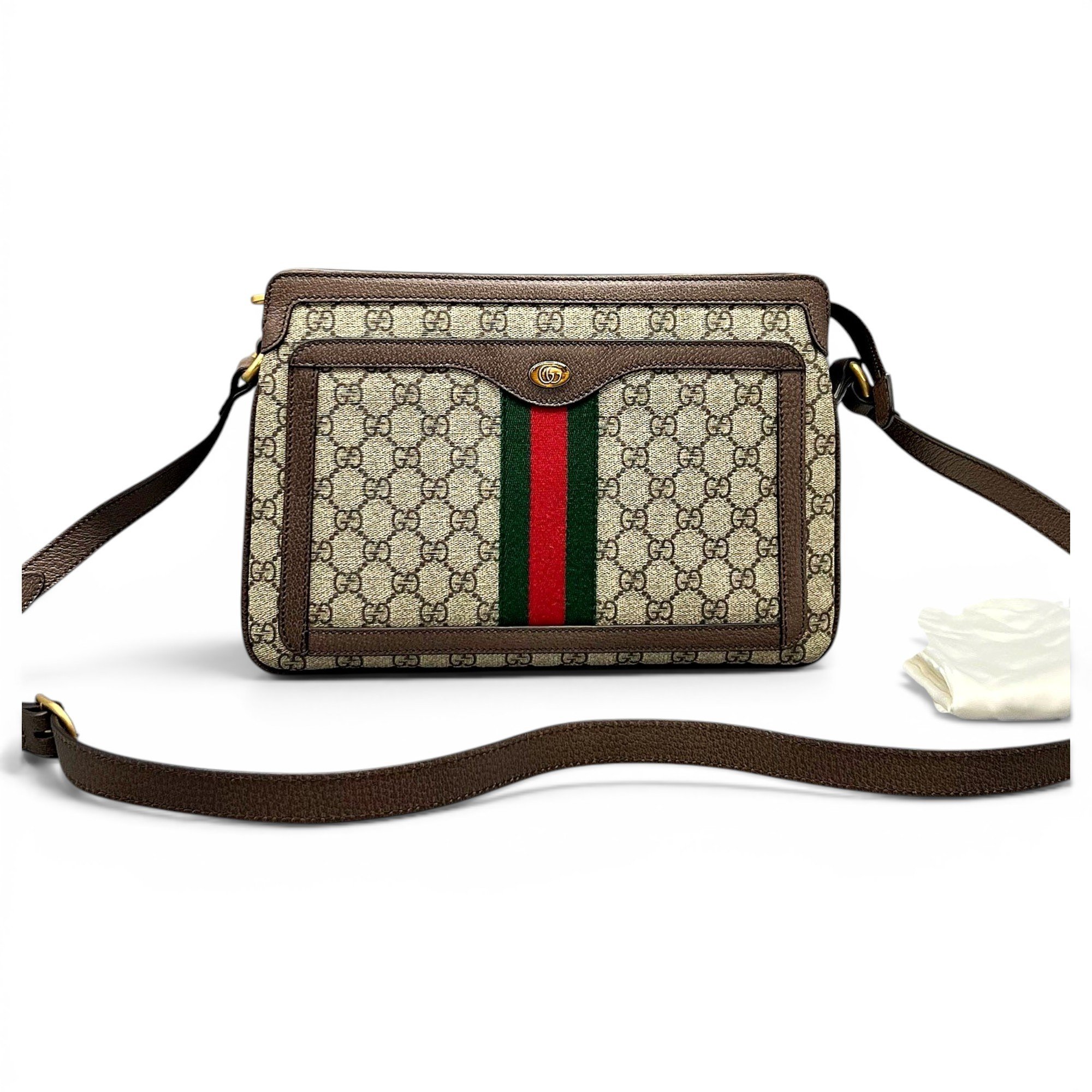 Ophidia leather handbag