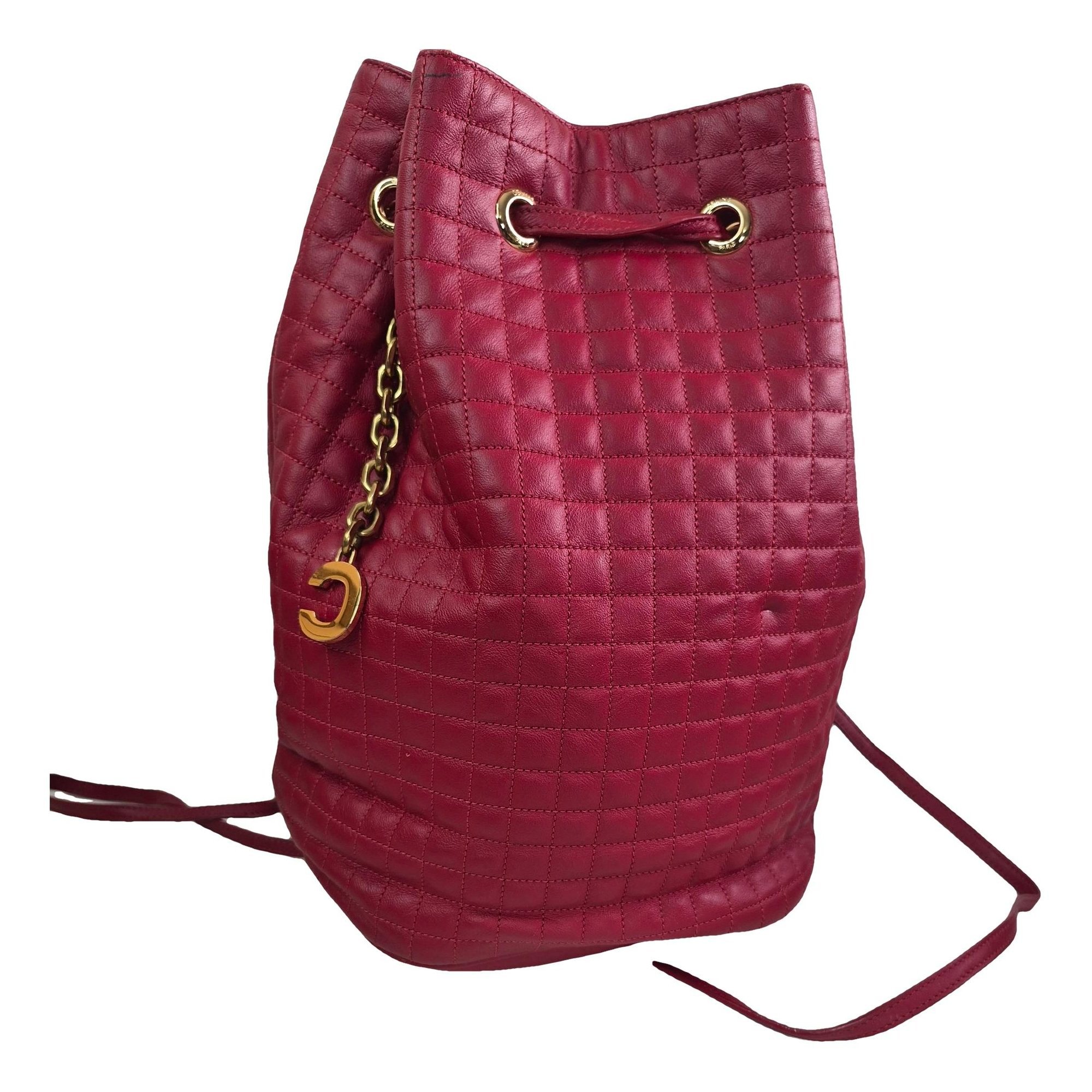 Leather backpack