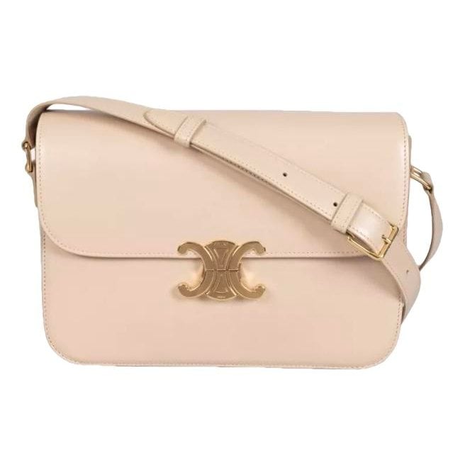 Triomphe leather handbag