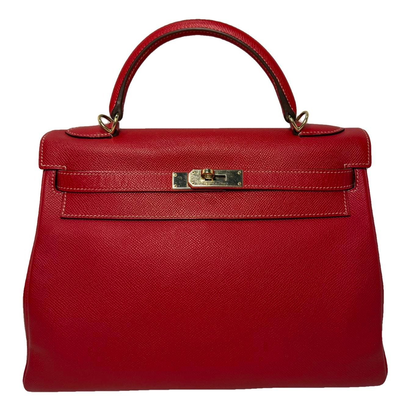 Kelly 32 leather handbag