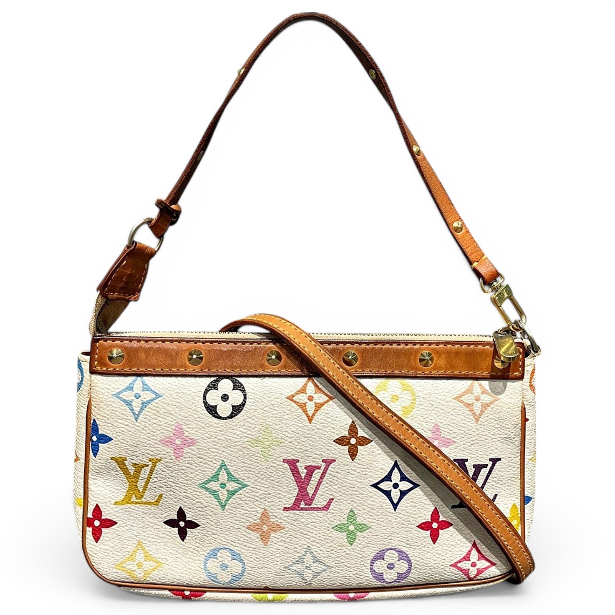 Pochette Accessoire leather handbag