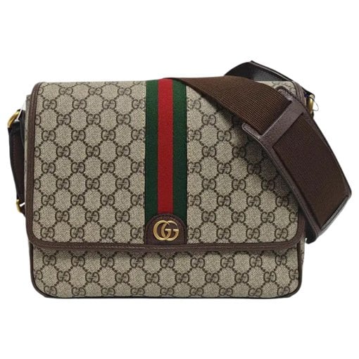 Ophidia leather crossbody bag