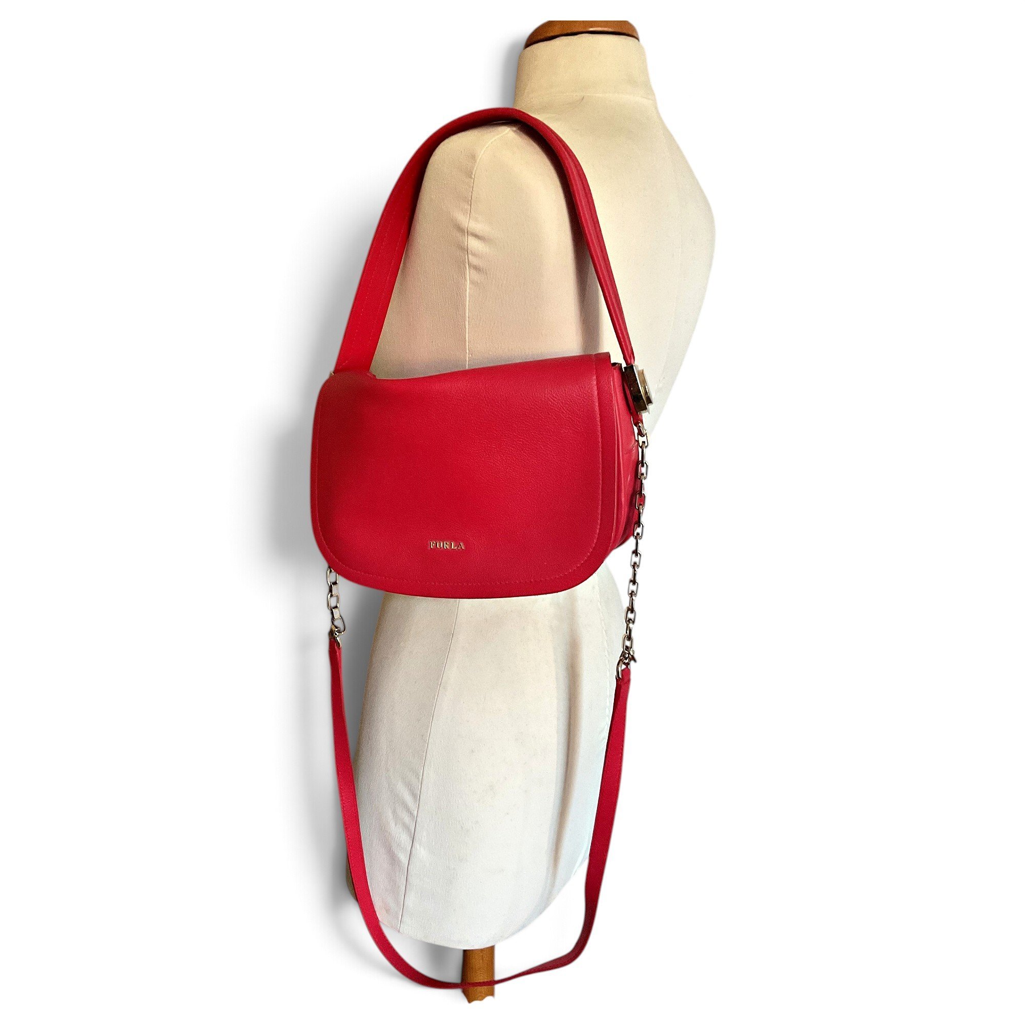 Leather crossbody bag