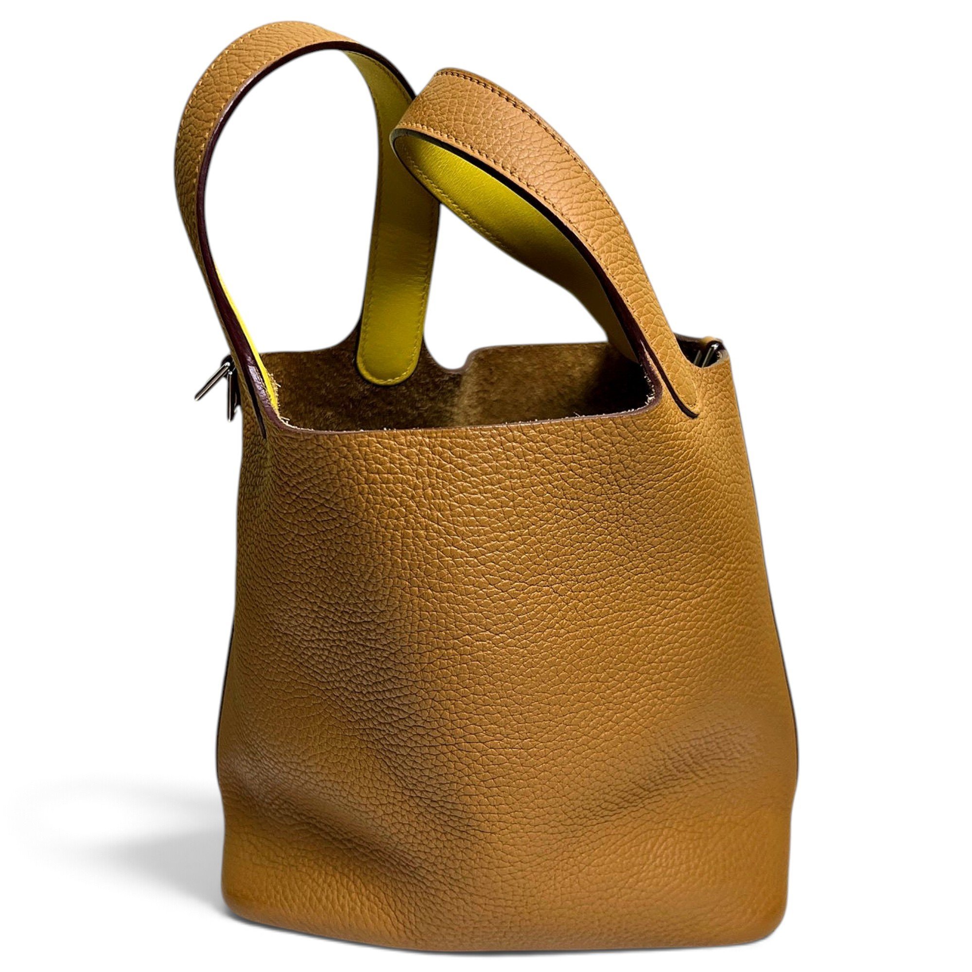 Picotin leather handbag