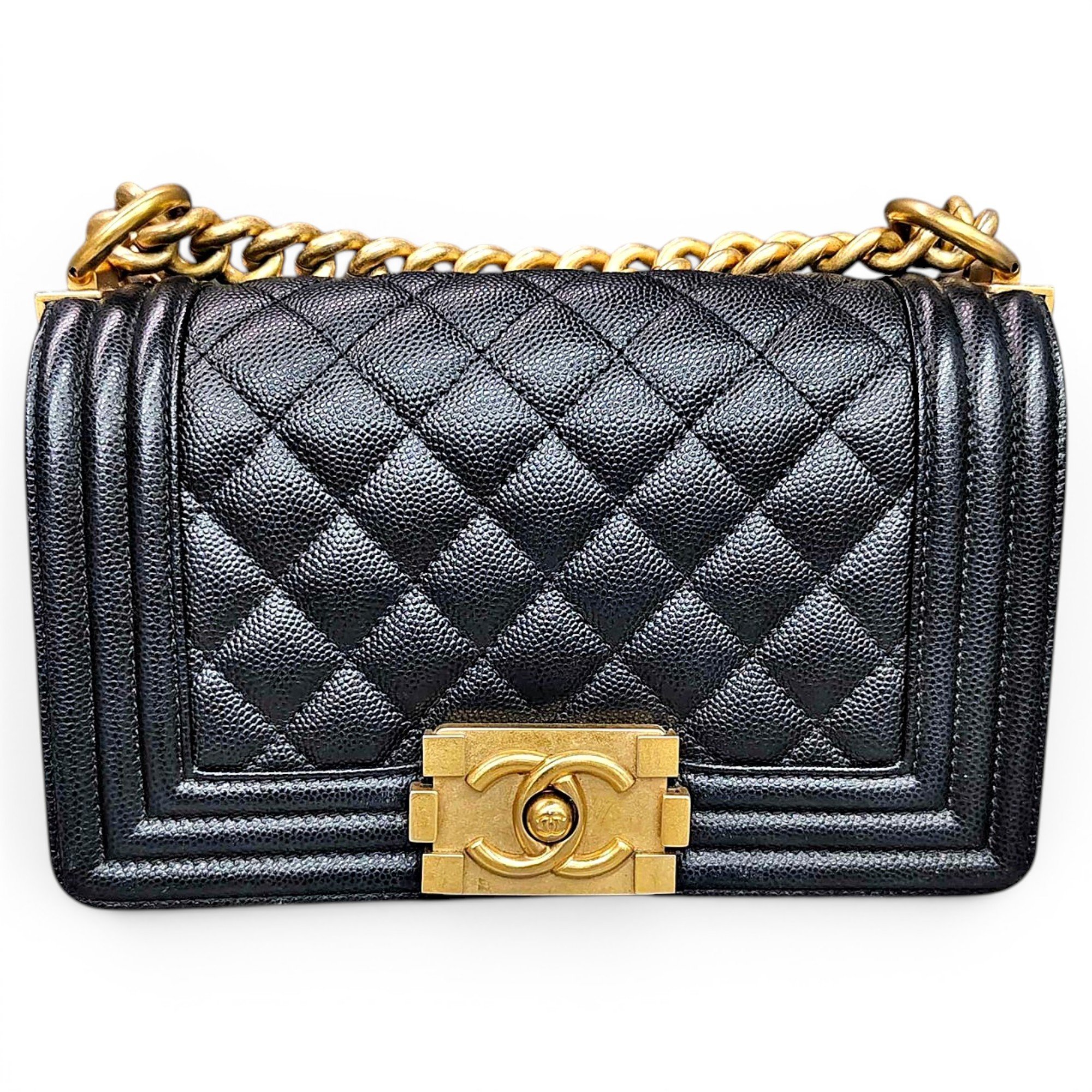 Boy leather crossbody bag